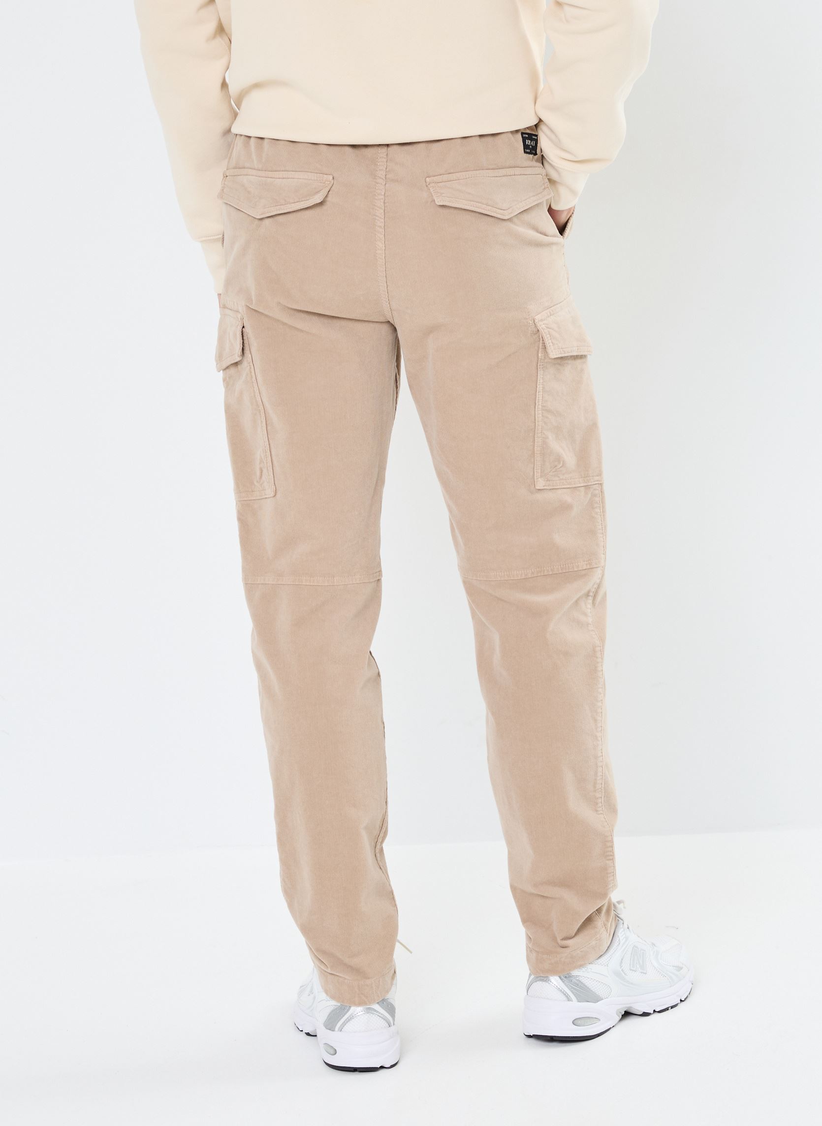 Chino-Hosen Cargo taille elastic herren beige Replay Chino-Hosen Cargo taille elastic herren beige STONE