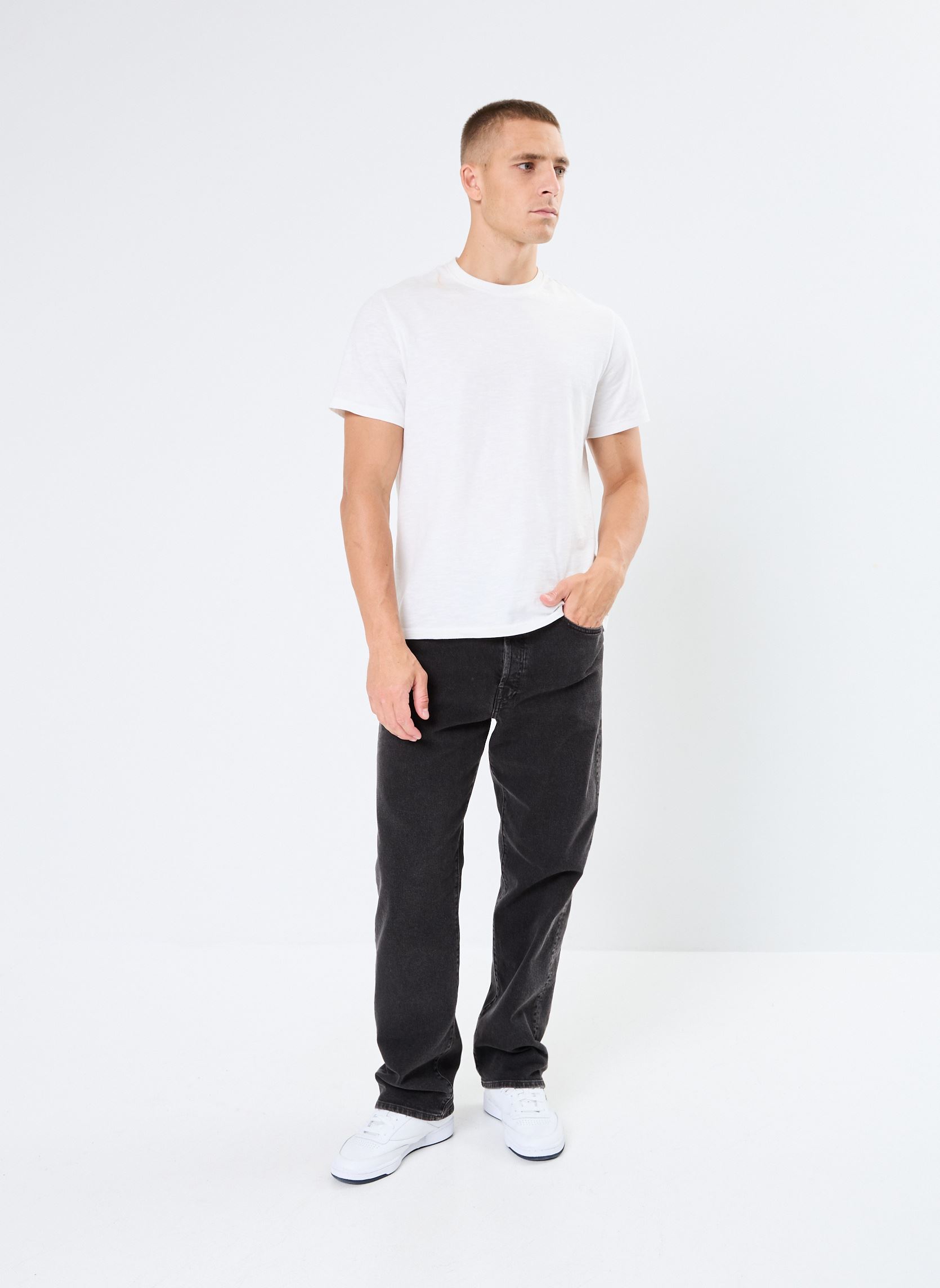 Jeans droit Jean homme noir Replay Jeans droit Jean homme noir BLACK DELAVÈ