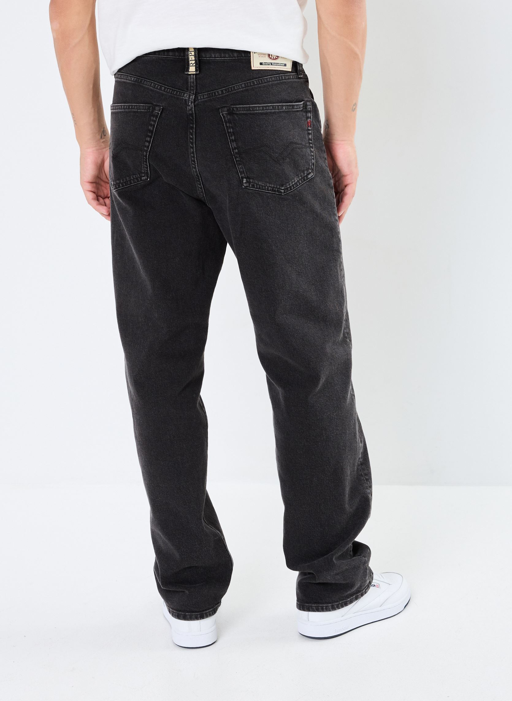 Jeans droit Jean homme noir Replay Jeans droit Jean homme noir BLACK DELAVÈ
