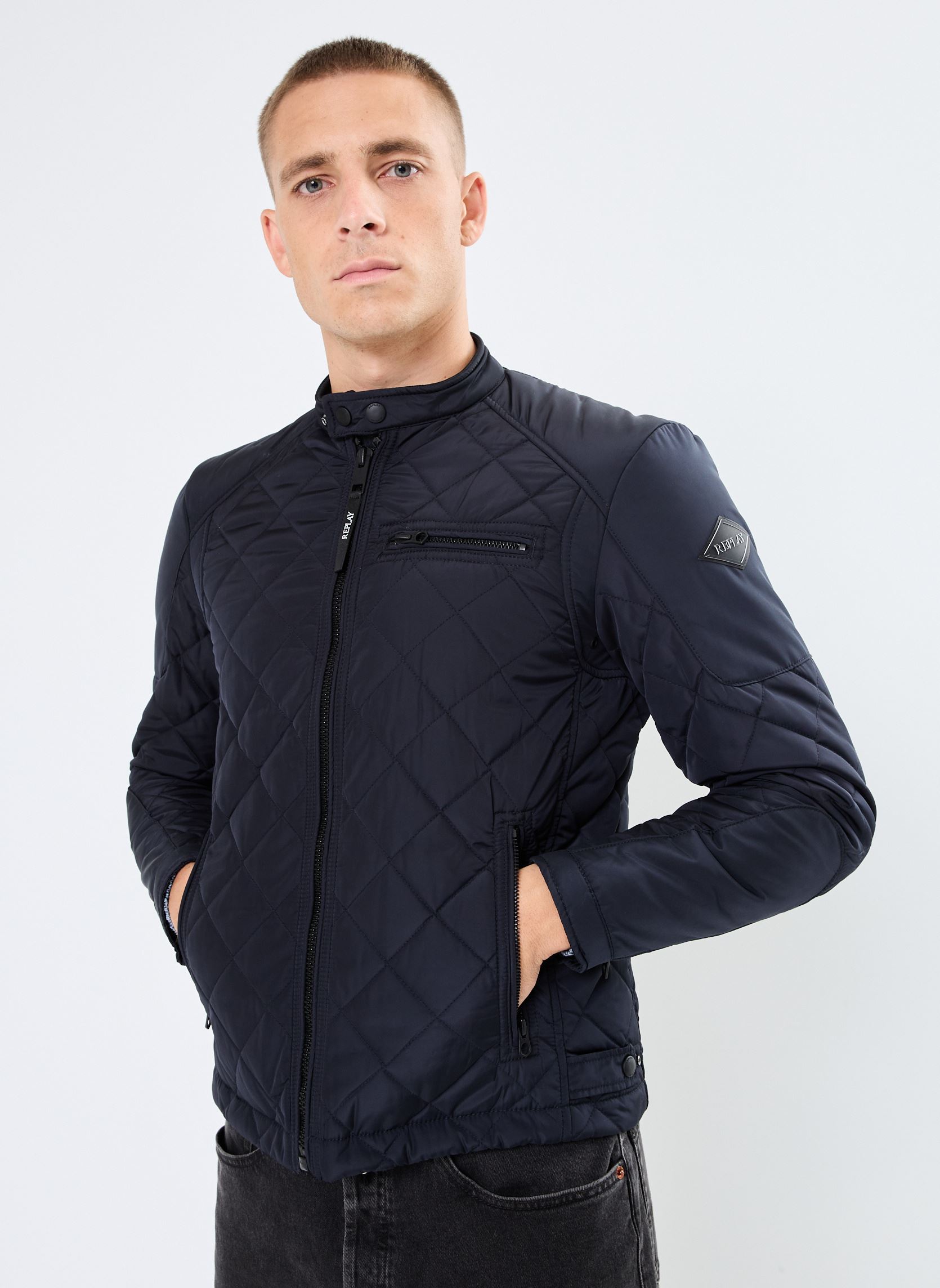 Vêtements Replay Veste Biker pour Accessoires