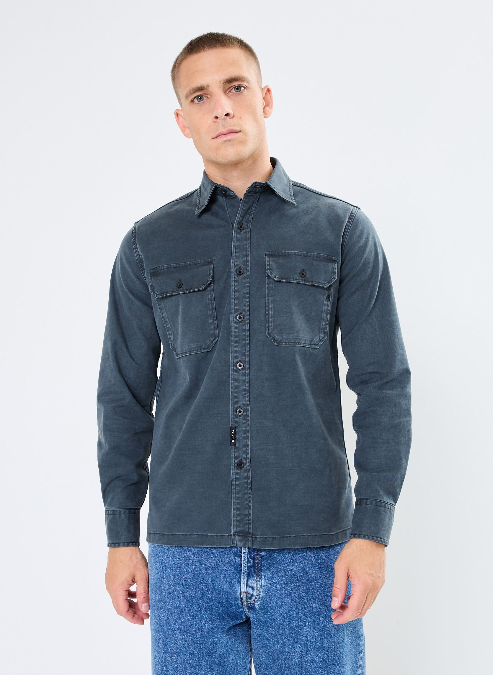 Vêtements Replay Chemise Deux Poches pour Accessoires