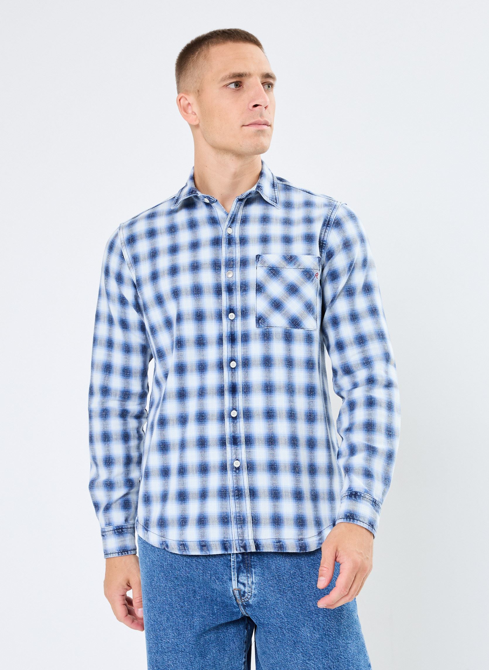 Vêtements Replay Chemise a carreaux pour Accessoires