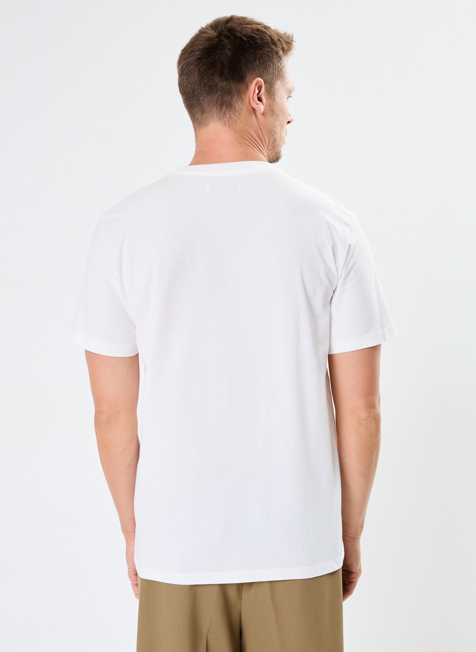 Tee-shirts manches courtes T-shirt Patches homme blanc Replay Tee-shirts manches courtes T-shirt Patches homme blanc NATURAL WHITE