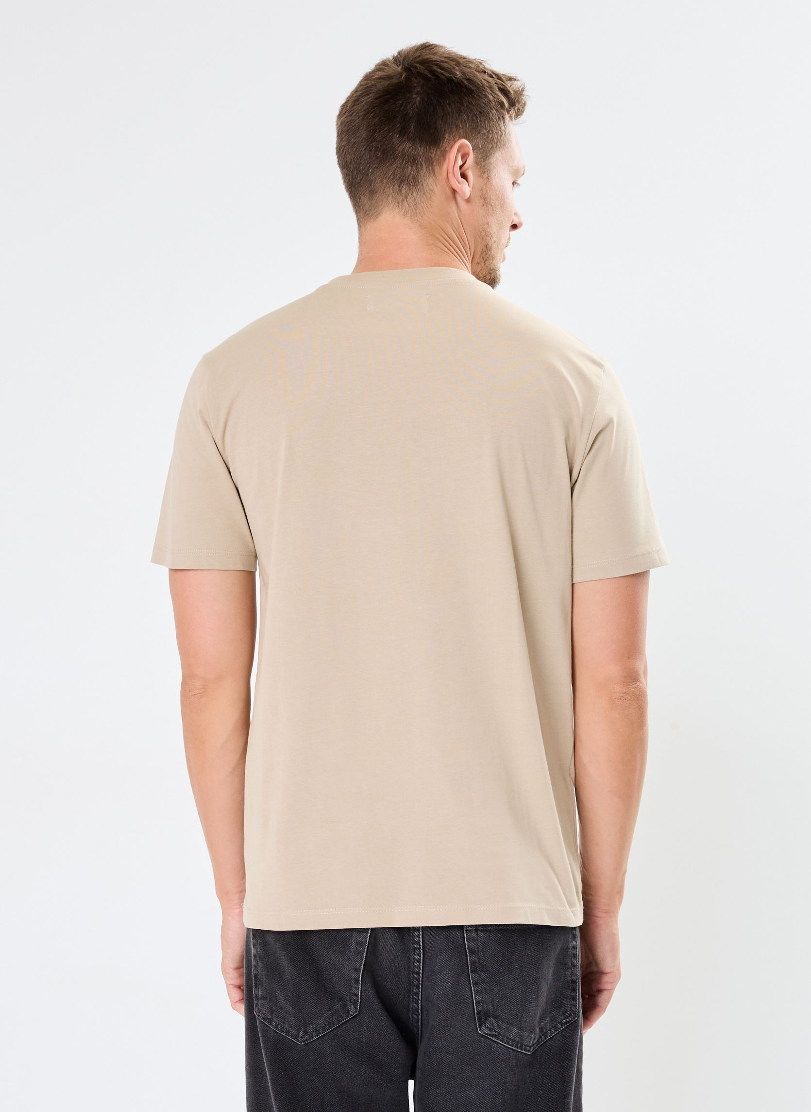 Tee-shirts manches courtes T-shirt homme beige Replay Tee-shirts manches courtes T-shirt homme beige LIGHT TAUPE