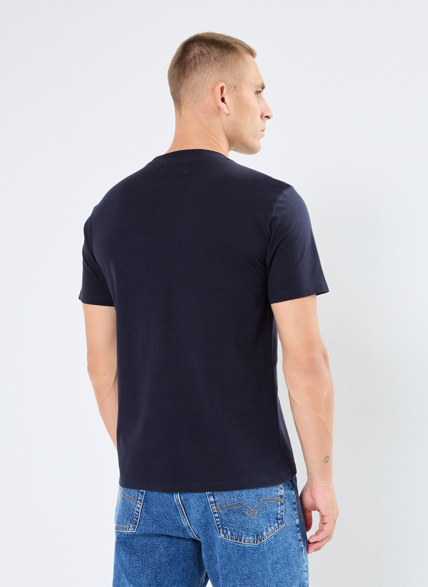 Tee-shirts manches courtes T-shirt homme bleu Replay Tee-shirts manches courtes T-shirt homme bleu NIGHT BLUE
