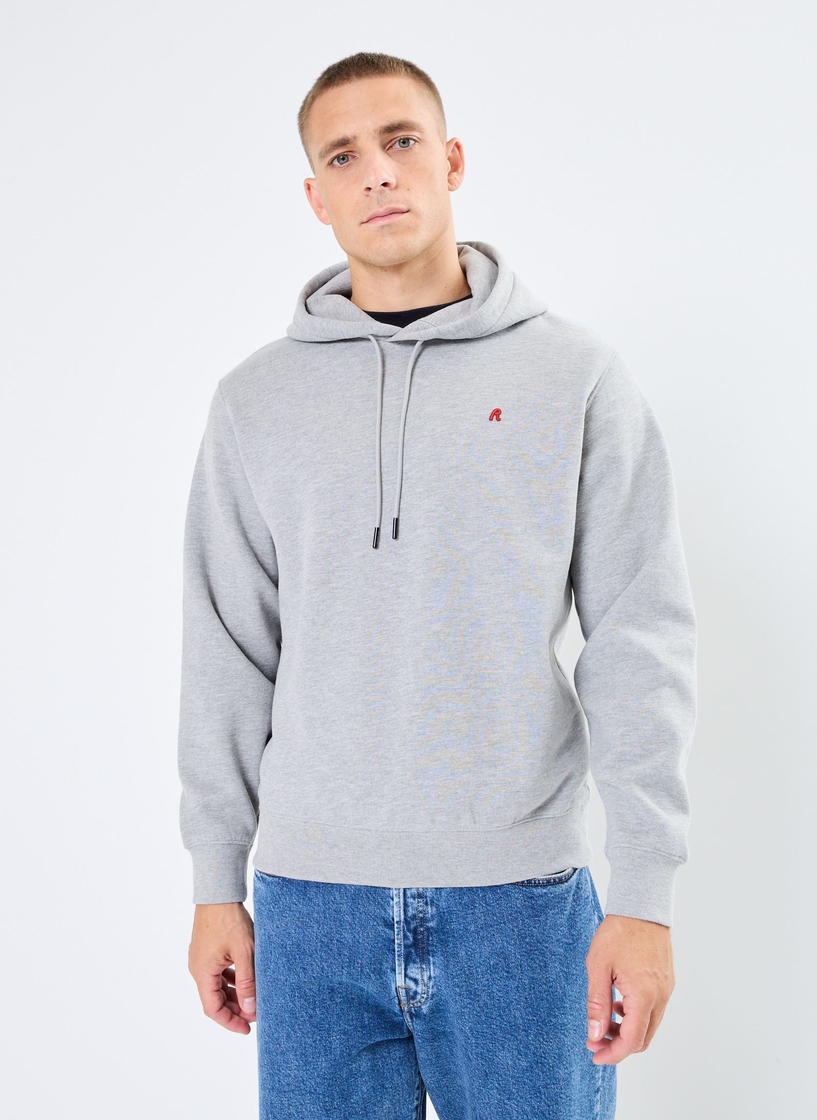 Sweatshirts Sweat Capuche heren grijs Replay Sweatshirts Sweat Capuche heren grijs LIGHT GREY MELANGE