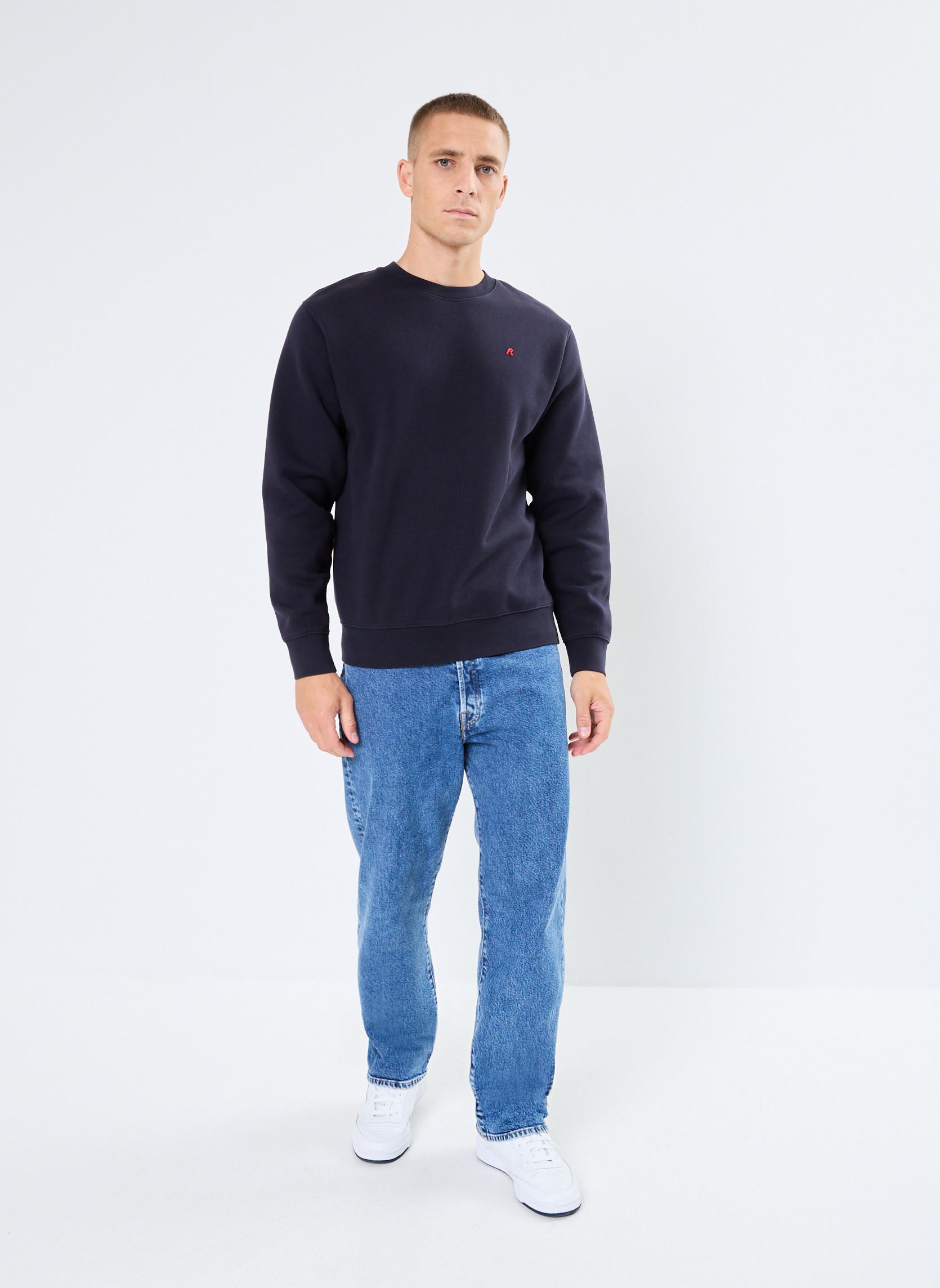 Sweatshirts Sweat Capuche heren blauw Replay Sweatshirts Sweat Capuche heren blauw NIGHT BLUE