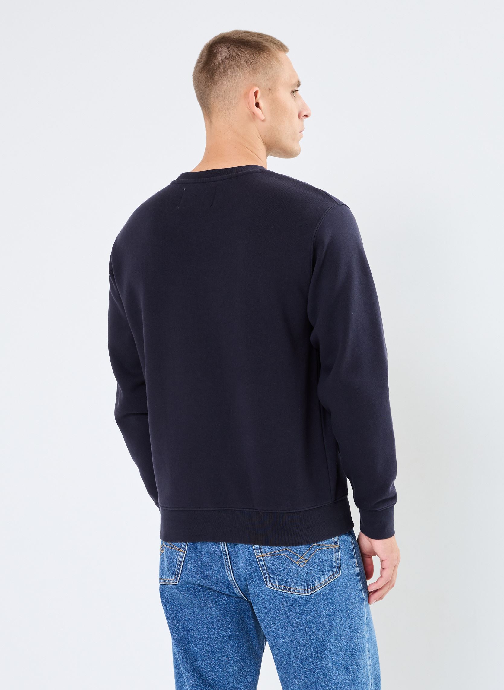 Sweatshirts Sweat Capuche heren blauw Replay Sweatshirts Sweat Capuche heren blauw NIGHT BLUE