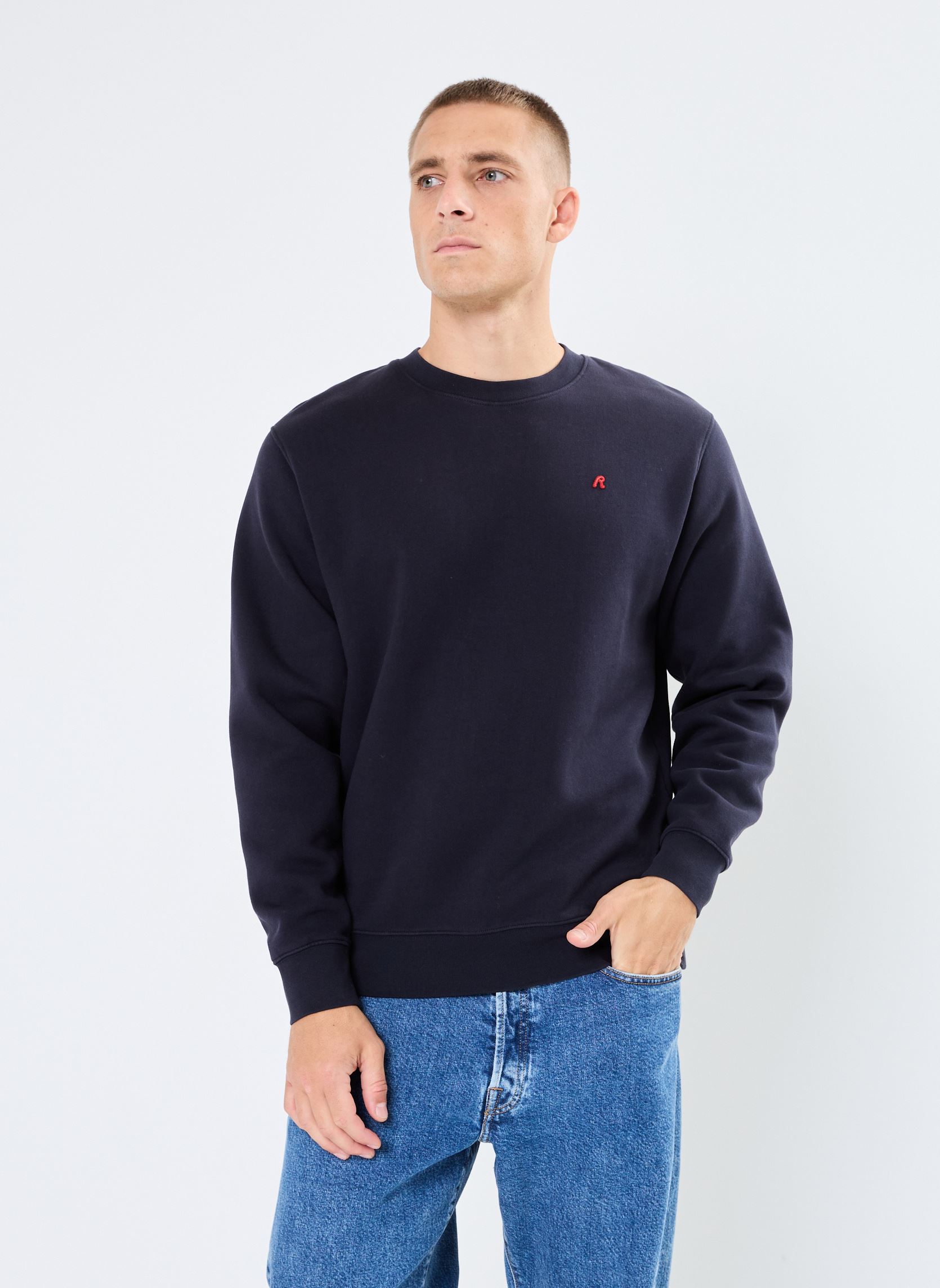Sweatshirts Sweat Capuche heren blauw Replay Sweatshirts Sweat Capuche heren blauw NIGHT BLUE