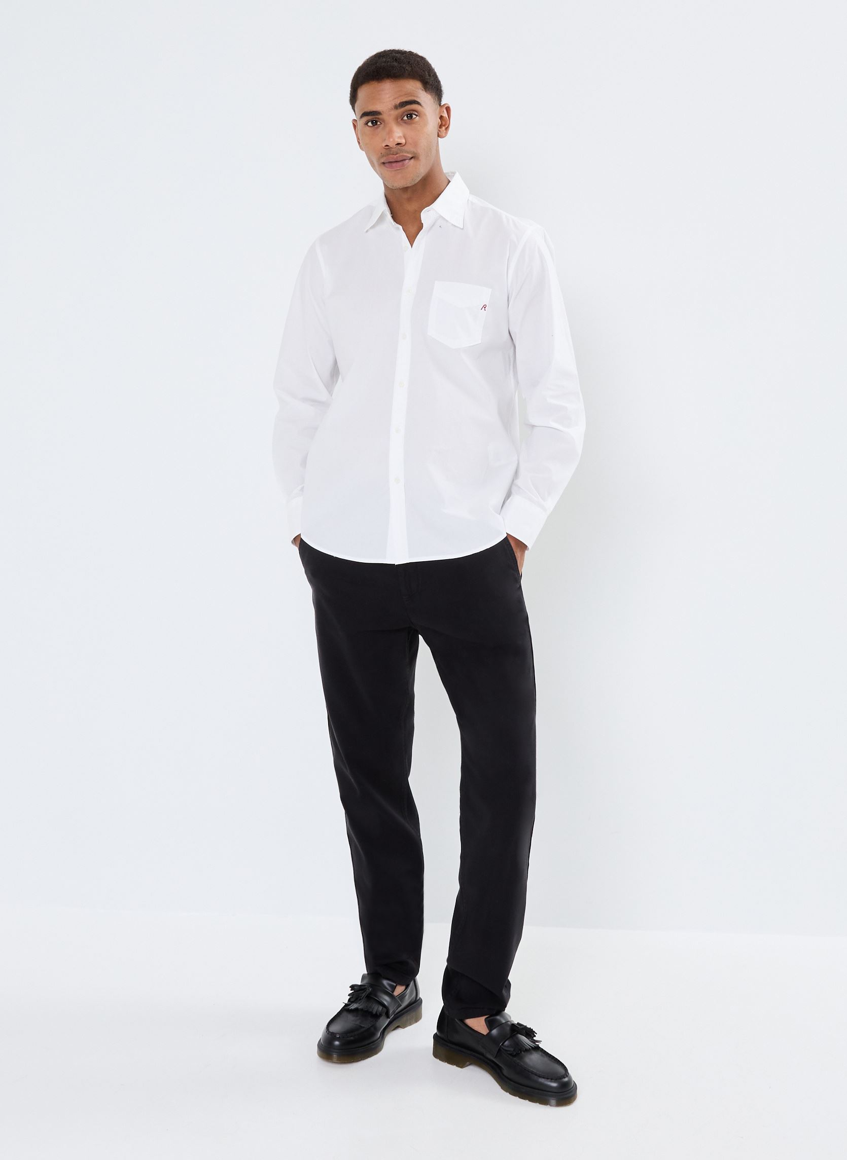 Chemises Chemise Poche R homme blanc Replay Chemises Chemise Poche R homme blanc WHITE