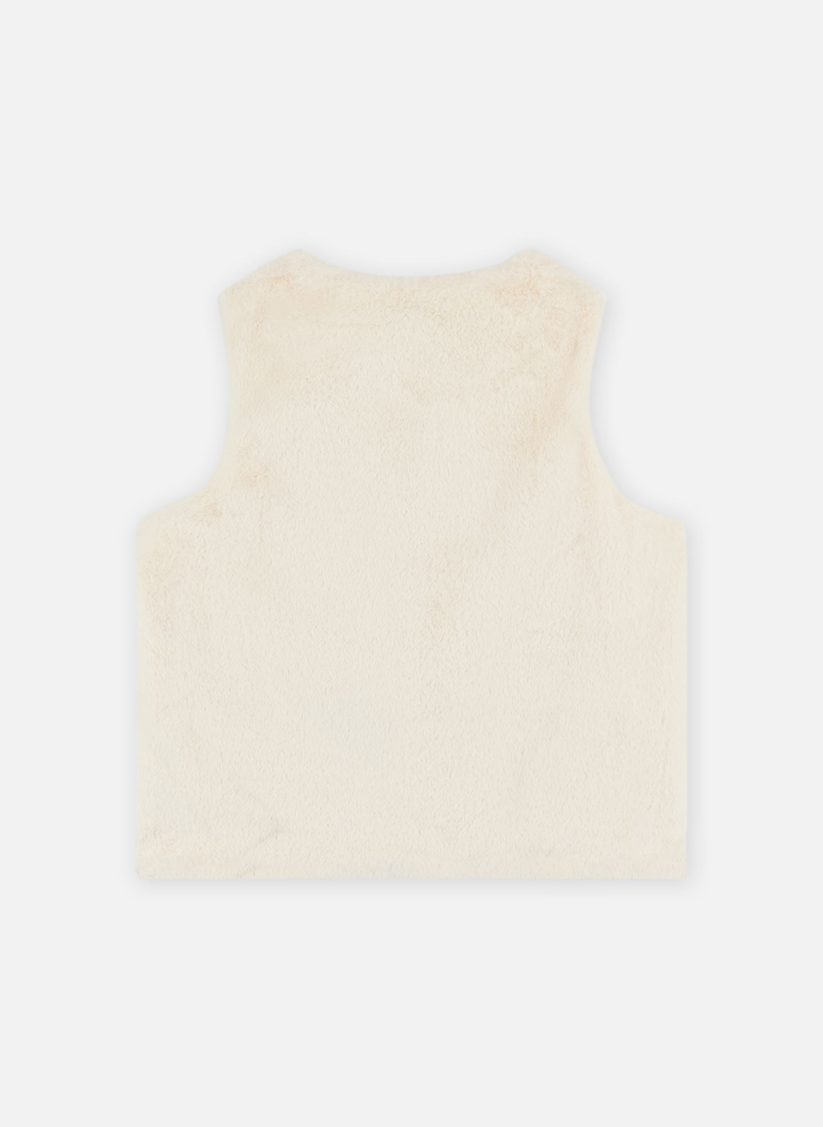 Jassen Girls Woven Sleeveless Jacket MME150ACN meisjes wit Molly Bracken Jassen Girls Woven Sleeveless Jacket MME150ACN meisjes wit OFFWHITE