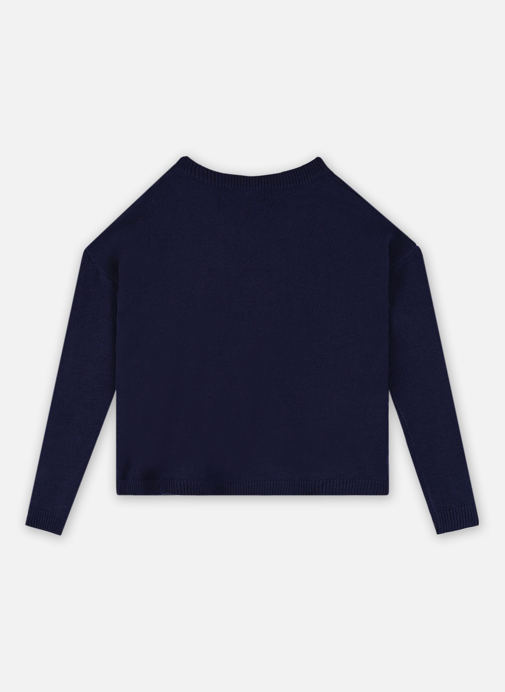 Truien Girls Knitted Sweater MME152CN meisjes blauw Molly Bracken Truien Girls Knitted Sweater MME152CN meisjes blauw NAVY BLUE