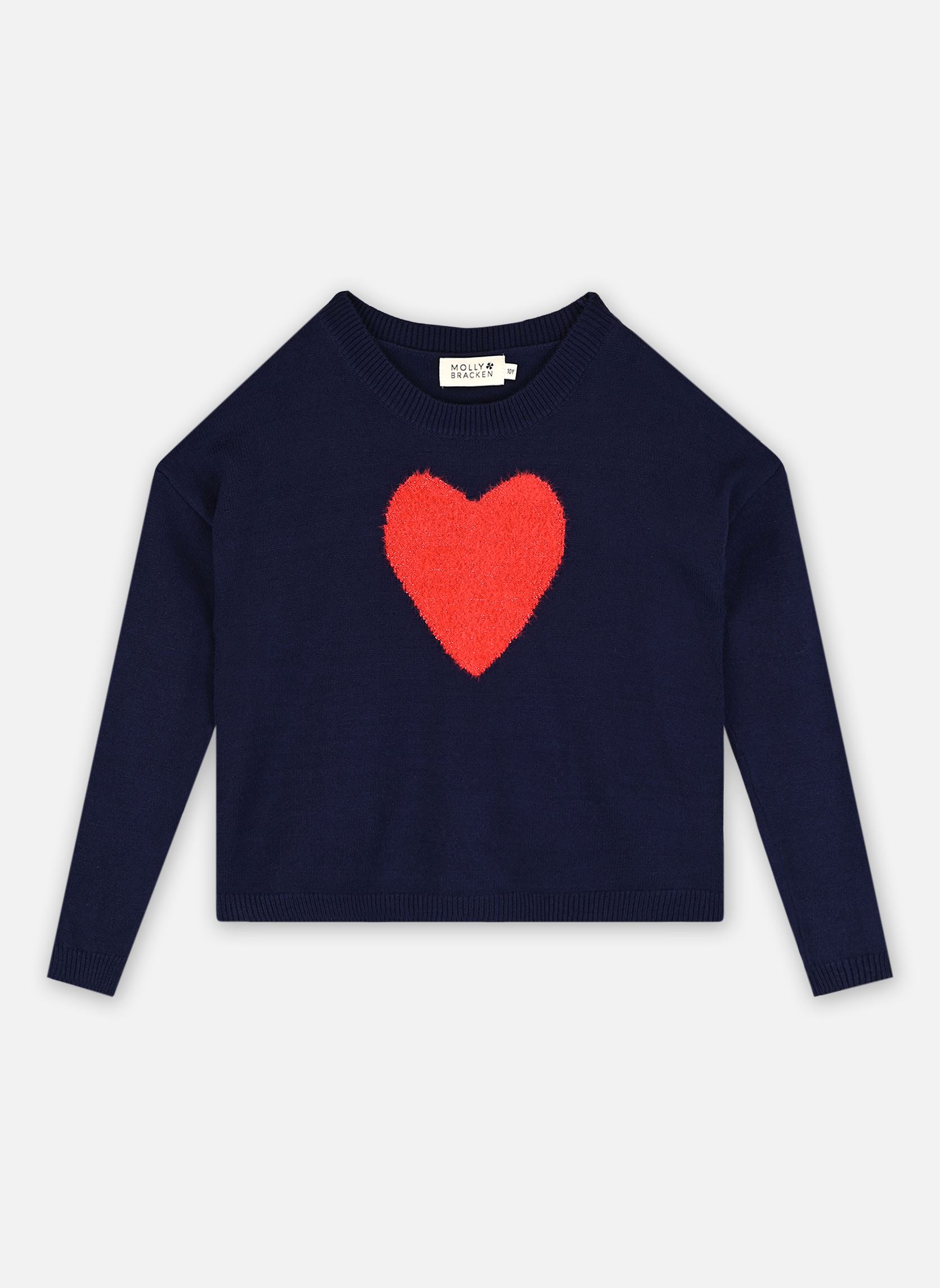 Truien Girls Knitted Sweater MME152CN meisjes blauw Molly Bracken Truien Girls Knitted Sweater MME152CN meisjes blauw NAVY BLUE