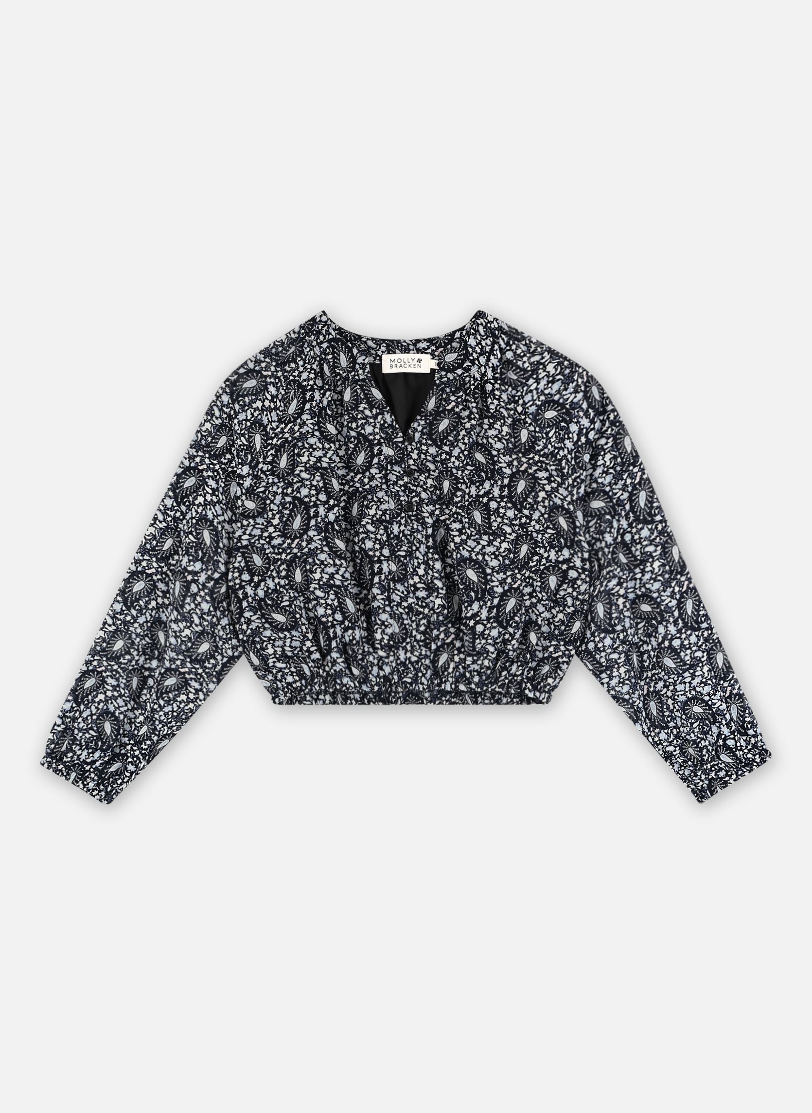 Blouses Girls Woven Top MME215CN fille multicolore Molly Bracken Blouses Girls Woven Top MME215CN fille multicolore BLUE VIOLETTE