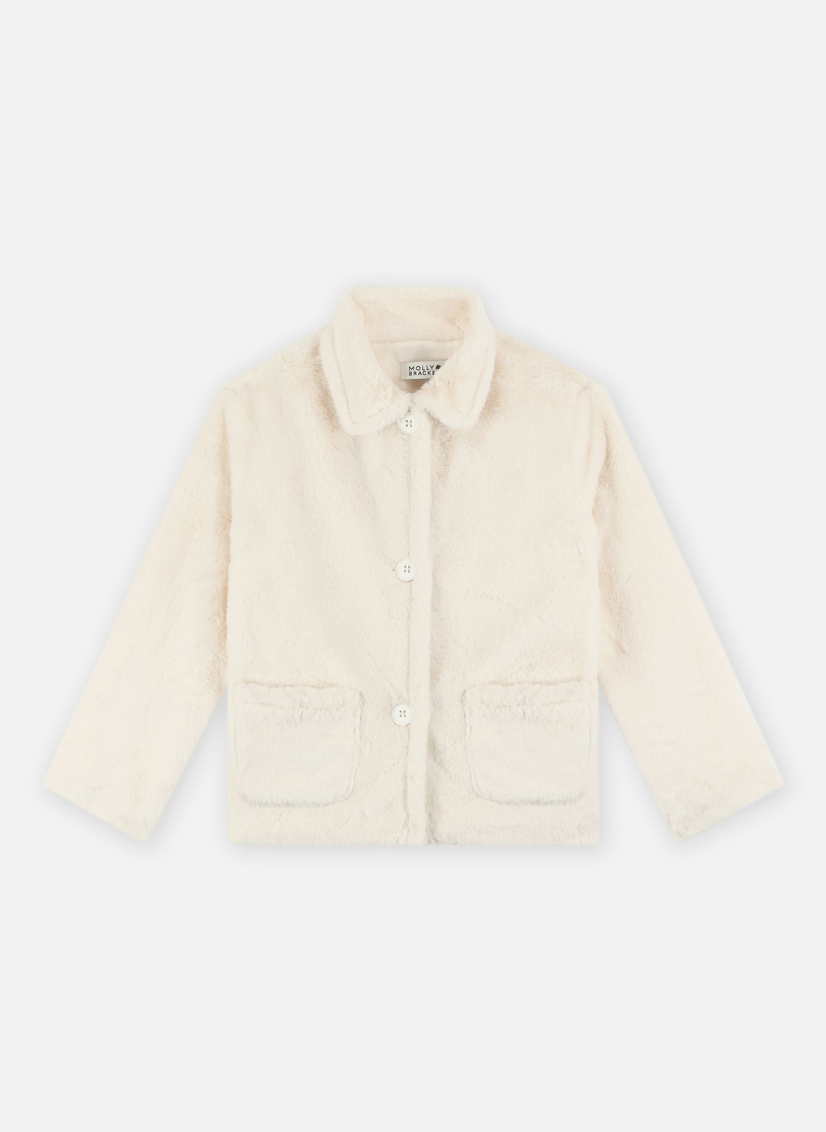 Abrigos Girls Woven Coat MME232CN niña blanco Molly Bracken Abrigos Girls Woven Coat MME232CN niña blanco OFFWHITE