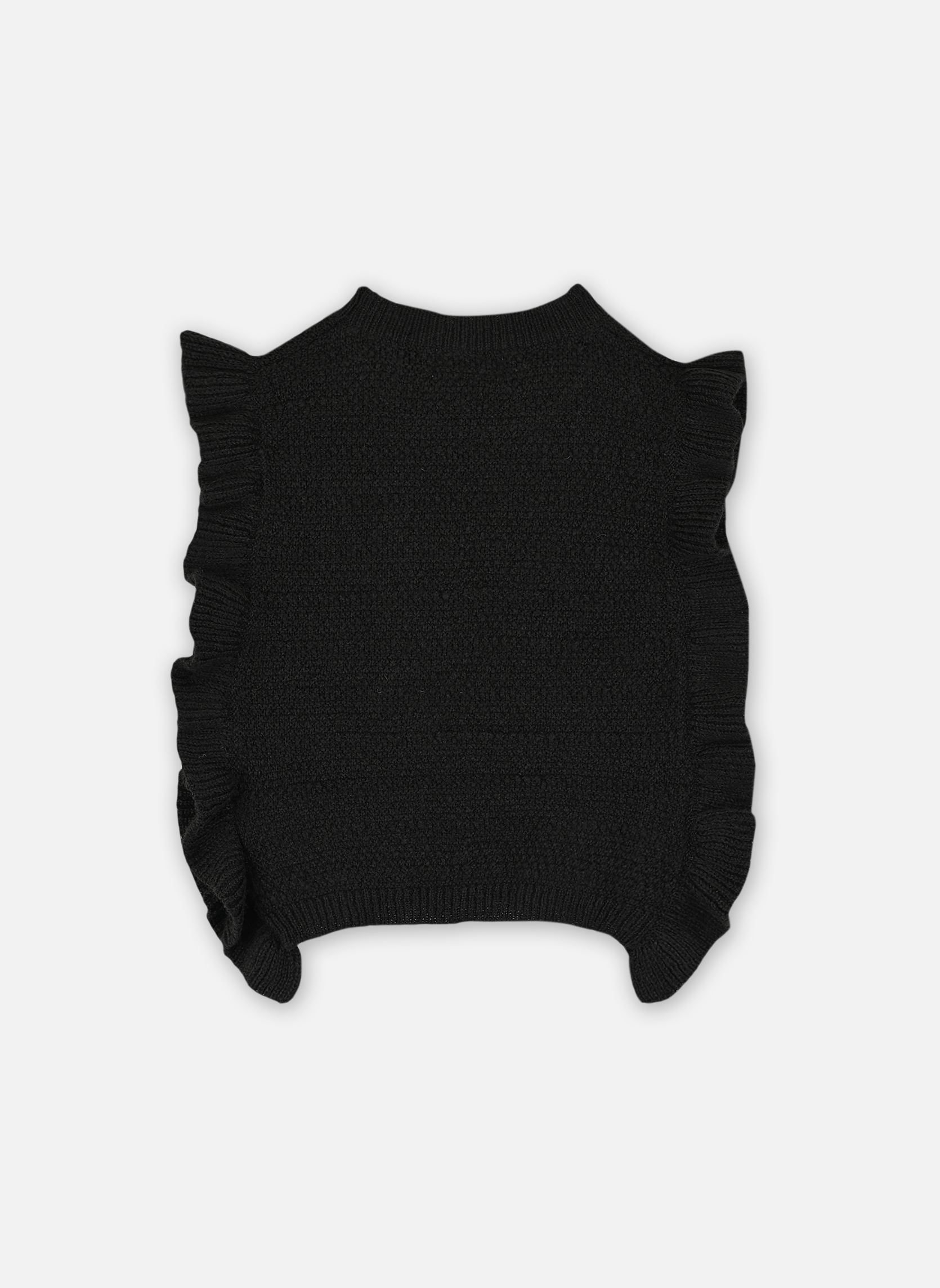 Gilets Girls Knitted Sleeveless Sweater MME236C fille noir Molly Bracken Gilets Girls Knitted Sleeveless Sweater MME236C fille noir BLACK