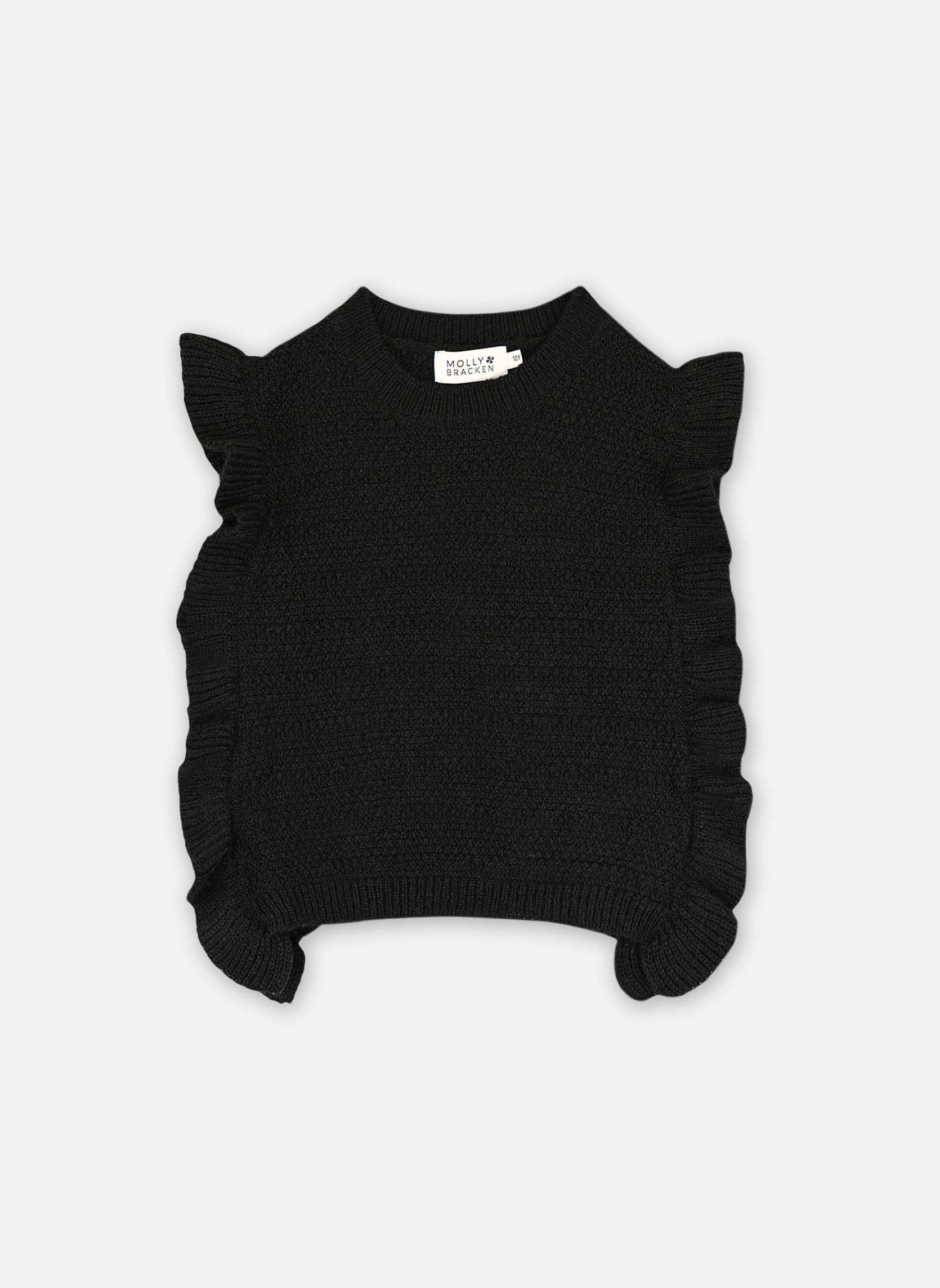 Gilets Girls Knitted Sleeveless Sweater MME236C fille noir Molly Bracken Gilets Girls Knitted Sleeveless Sweater MME236C fille noir BLACK