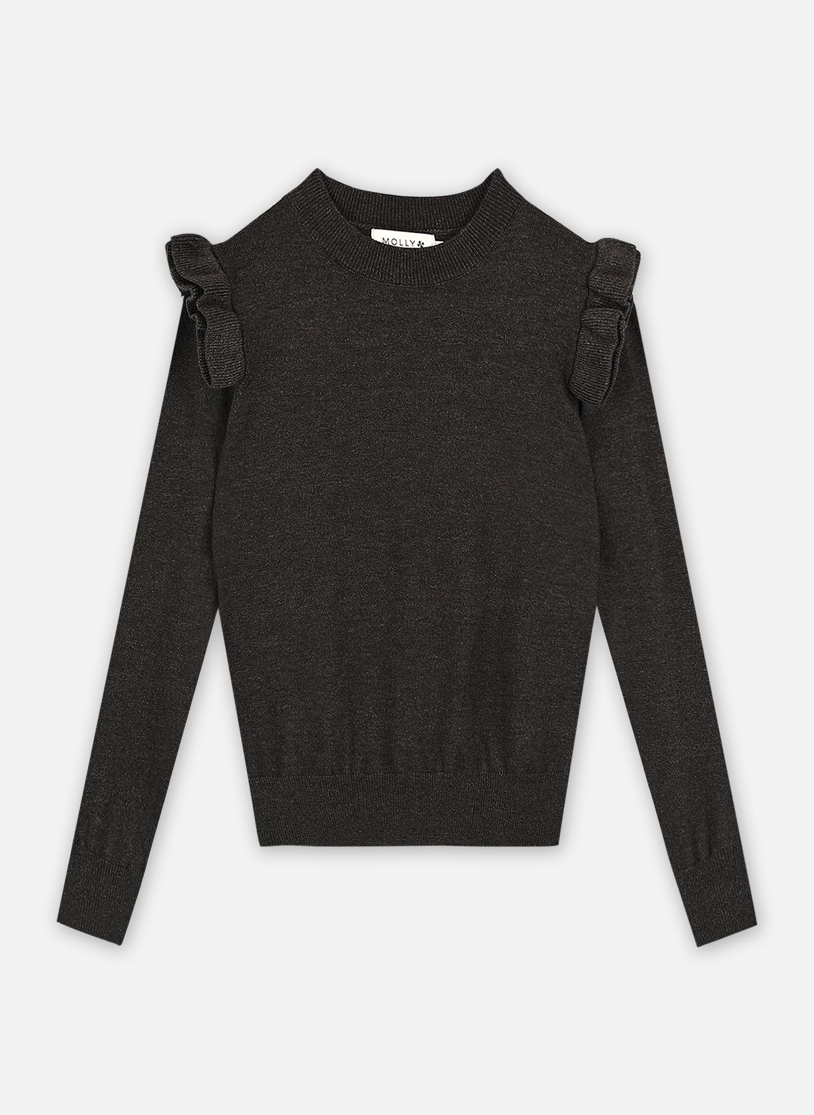 Pulls Girls Knitted Sweater MMLA1251CN fille gris Molly Bracken Pulls Girls Knitted Sweater MMLA1251CN fille gris ASH DARK GREY