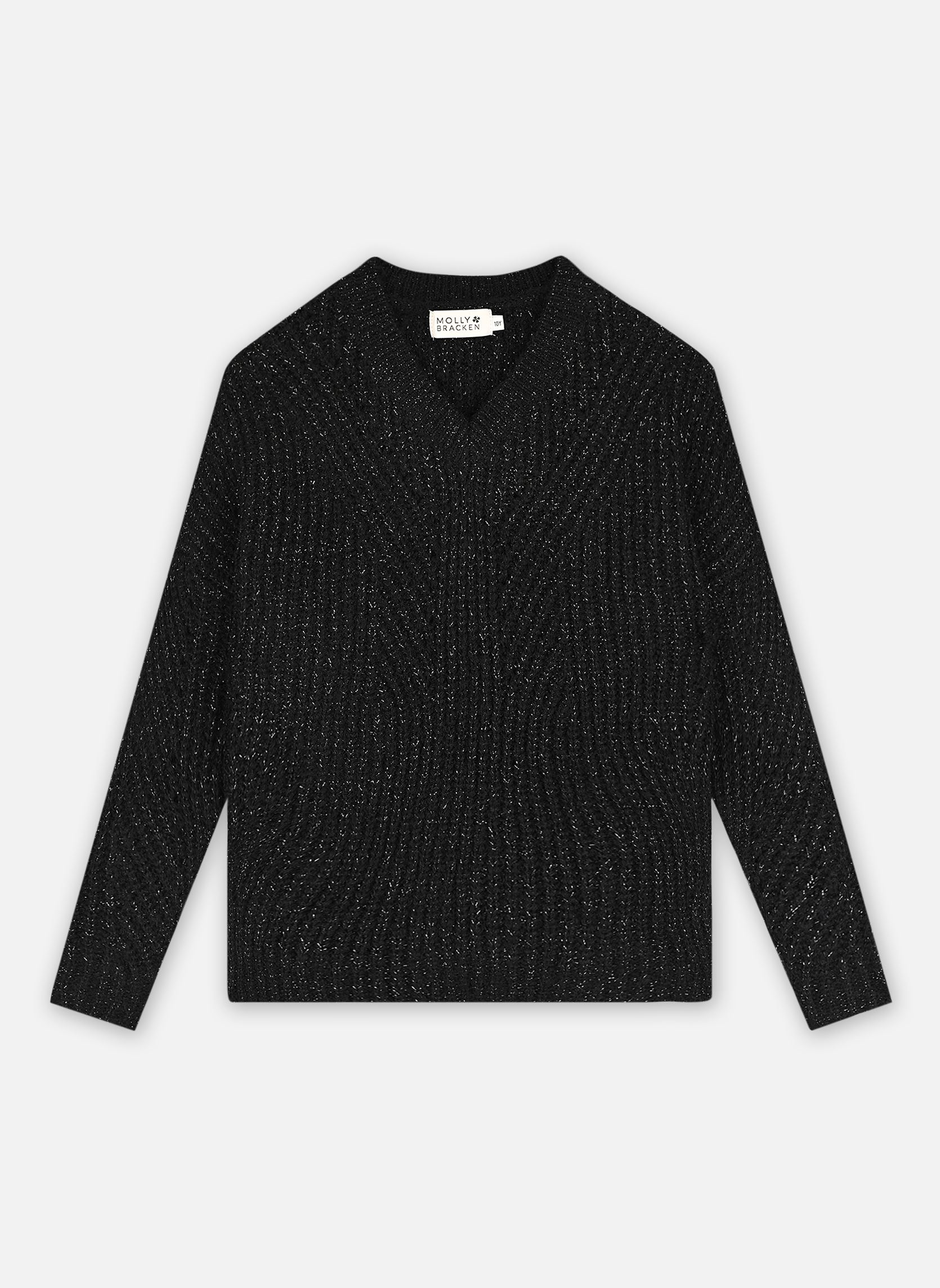Pulls Girls Knitted Sweater MMLA1603CN fille noir Molly Bracken Pulls Girls Knitted Sweater MMLA1603CN fille noir BLACK