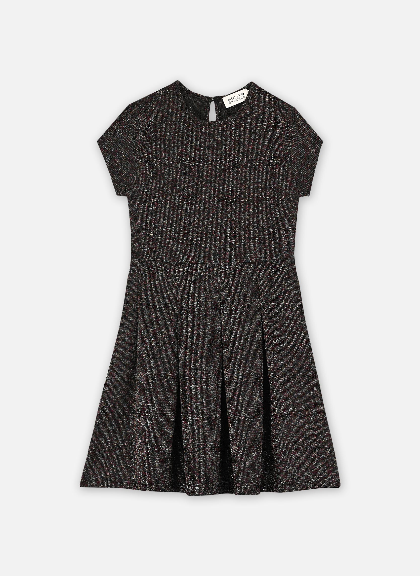 Robes Girls Knitted Dress MMT237CN fille noir Molly Bracken Robes Girls Knitted Dress MMT237CN fille noir BLACK
