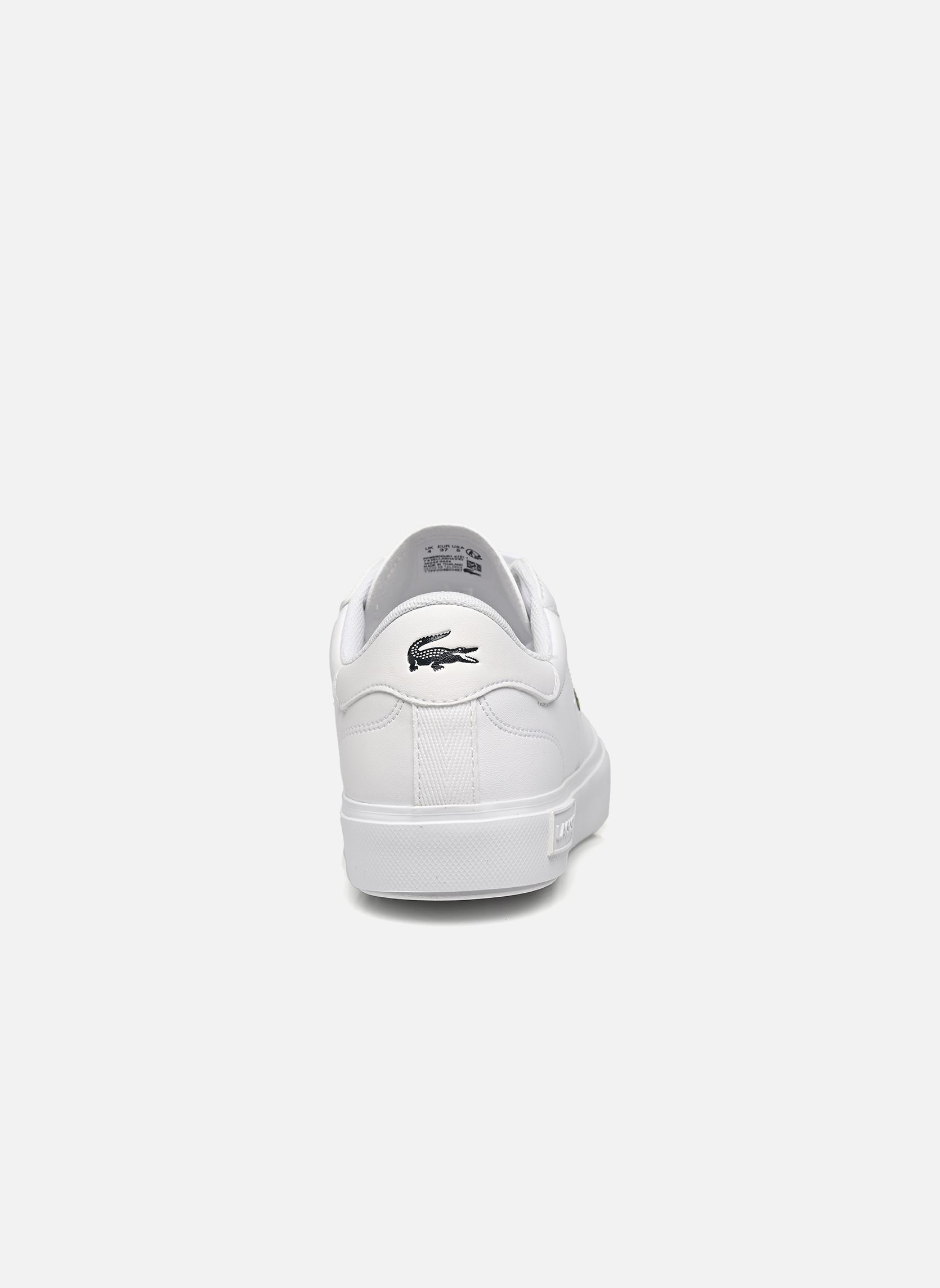 Sneakers POWERCOURT SUJ wit Lacoste Sneakers POWERCOURT SUJ wit wht/wht