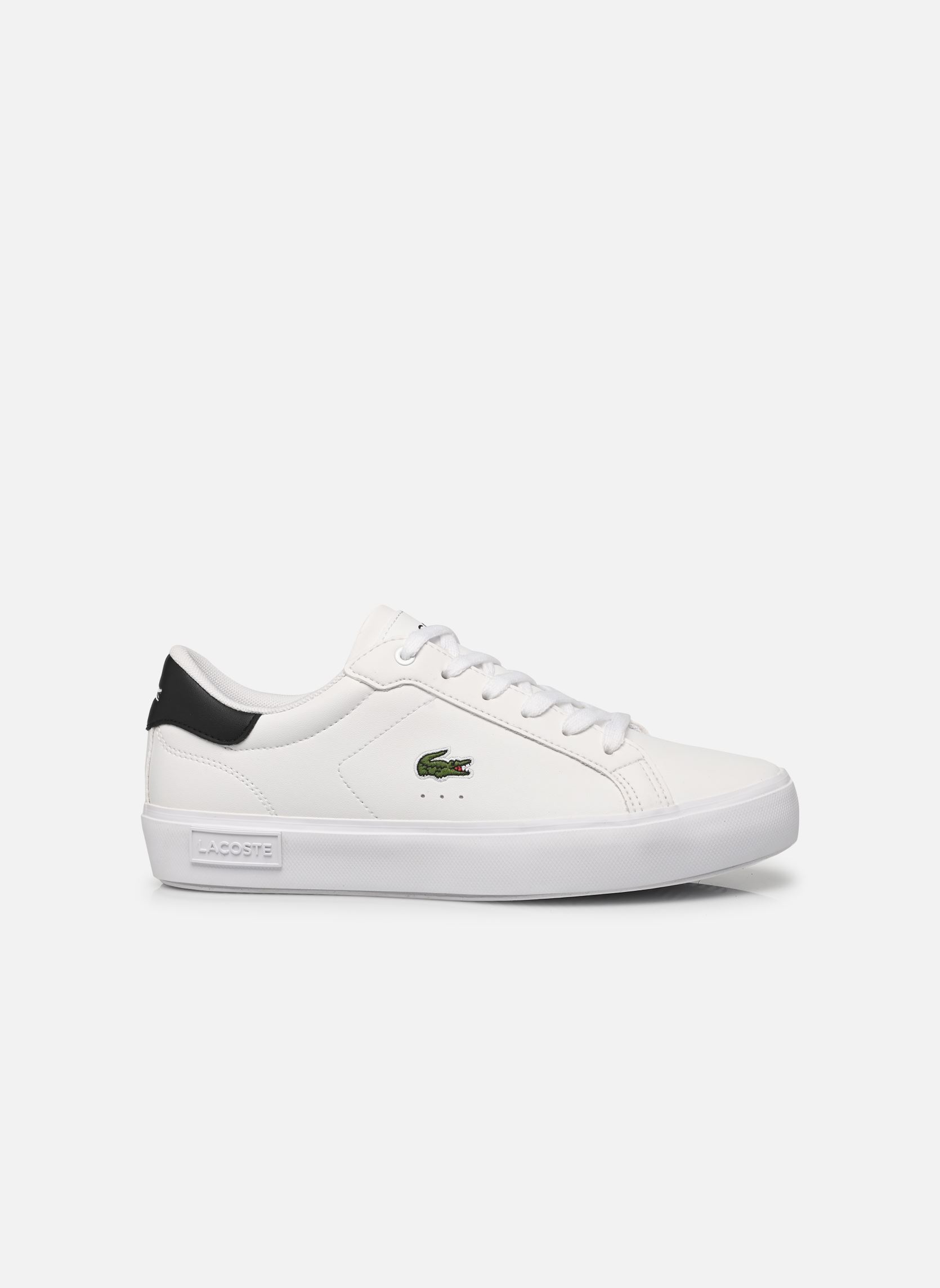Baskets POWERCOURT SUJ blanc Lacoste Baskets POWERCOURT SUJ blanc WHT/BLK
