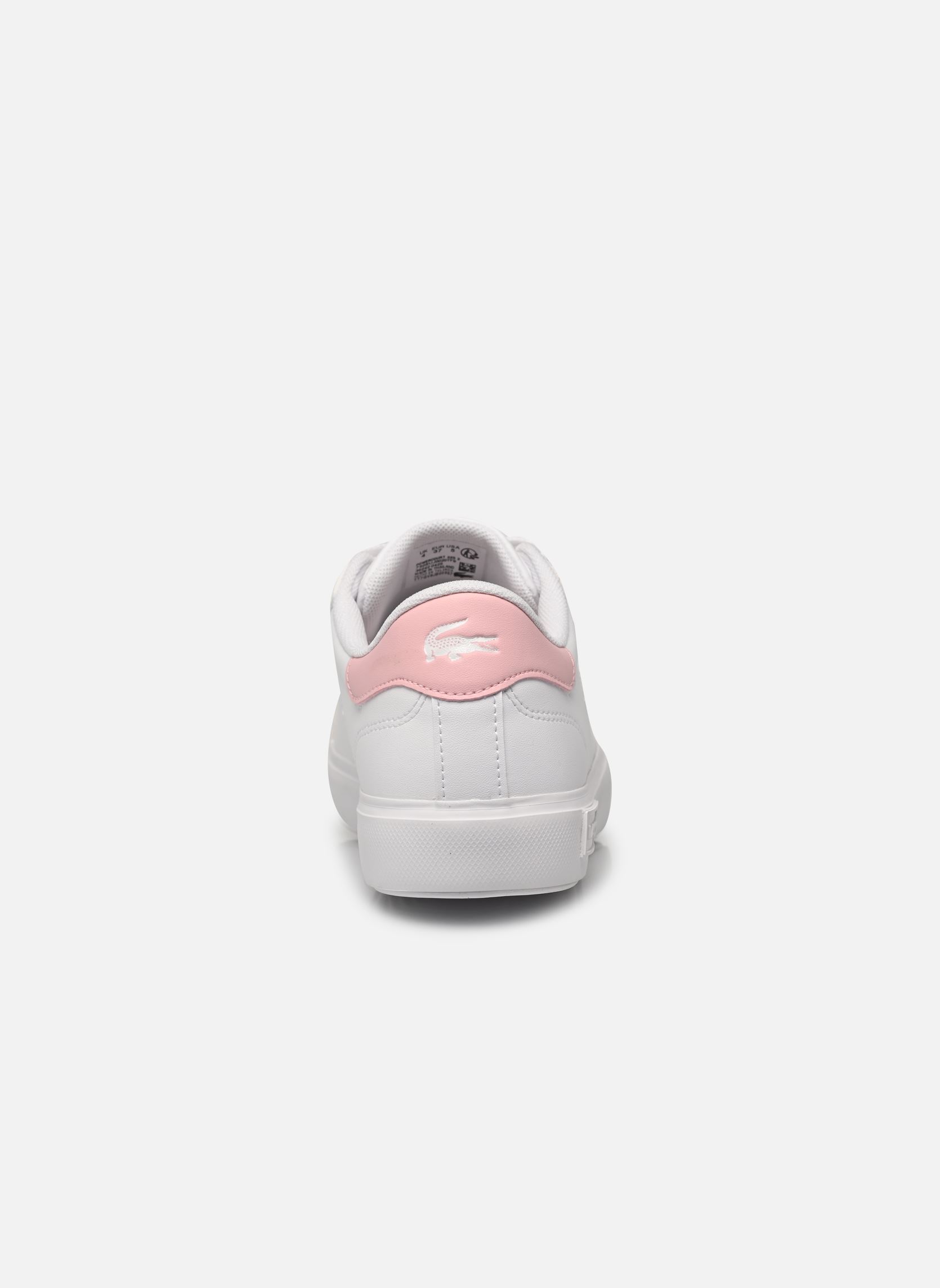 Baskets POWERCOURT SUJ fille blanc Lacoste Baskets POWERCOURT SUJ fille blanc WHT/LT PNK 2