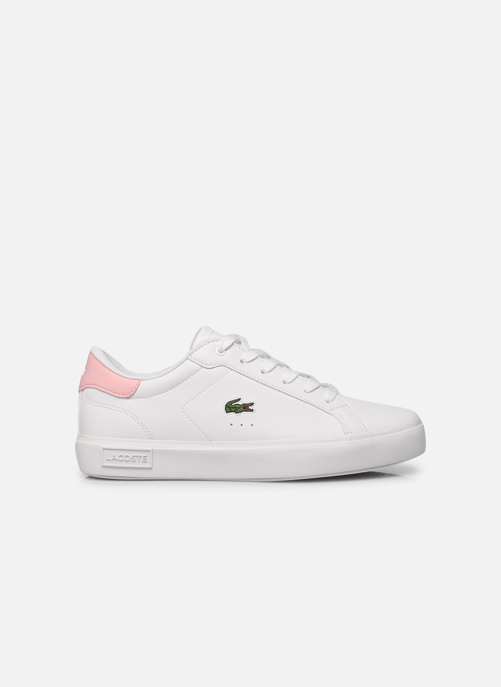 Baskets POWERCOURT SUJ fille blanc Lacoste Baskets POWERCOURT SUJ fille blanc WHT/LT PNK 2