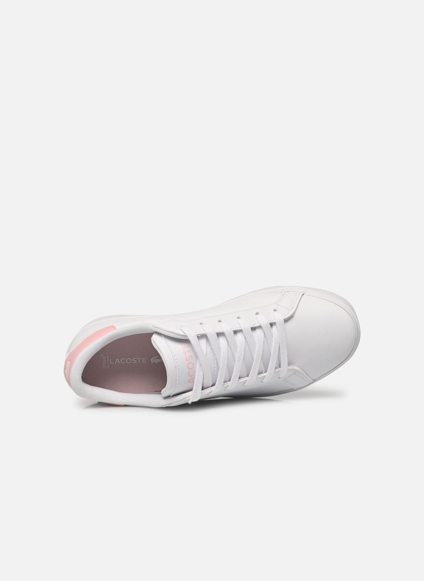 Baskets POWERCOURT SUJ fille blanc Lacoste Baskets POWERCOURT SUJ fille blanc WHT/LT PNK 2