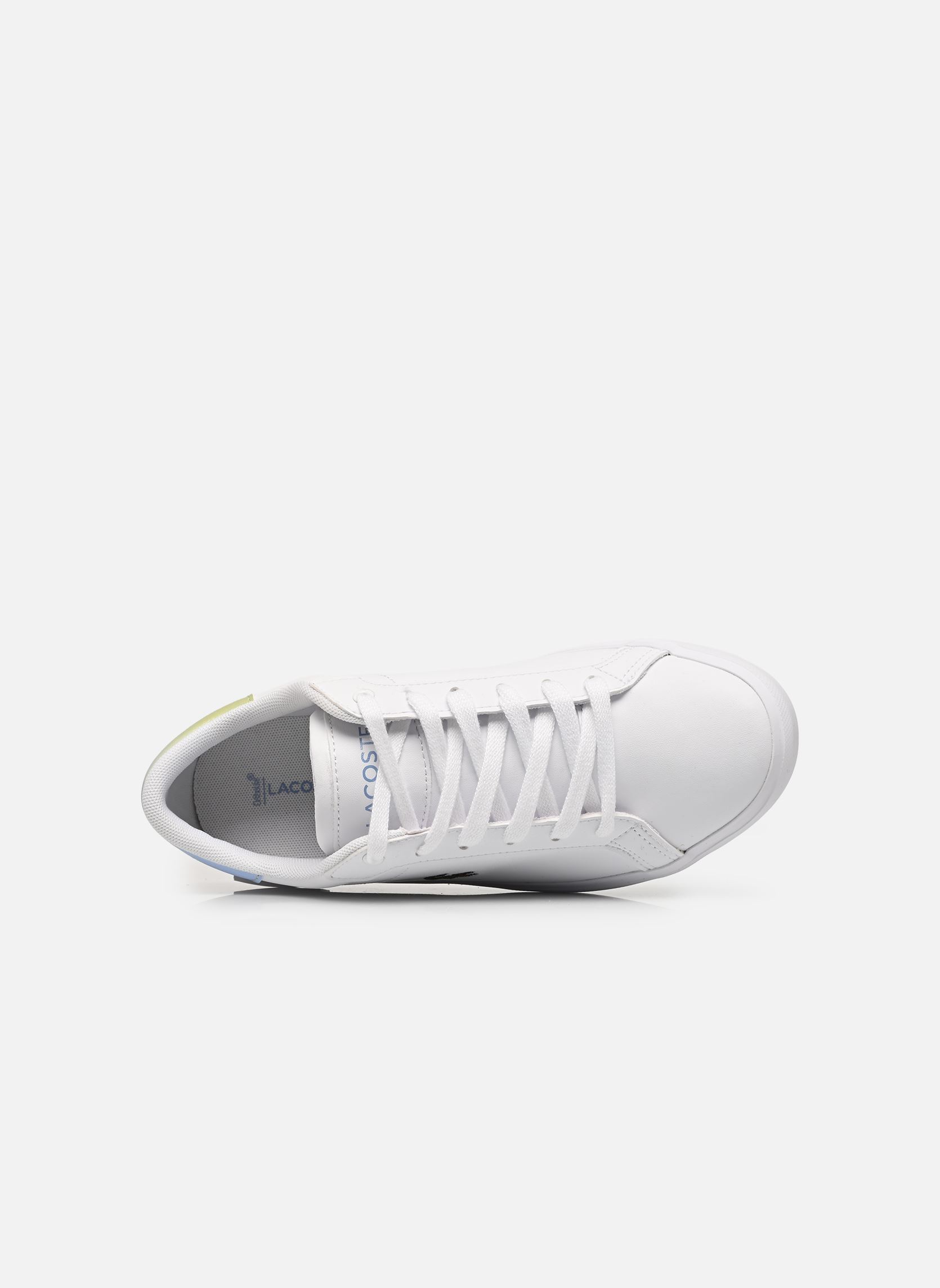 Baskets POWERCOURT SUJ blanc Lacoste Baskets POWERCOURT SUJ blanc WHT/LT GRN