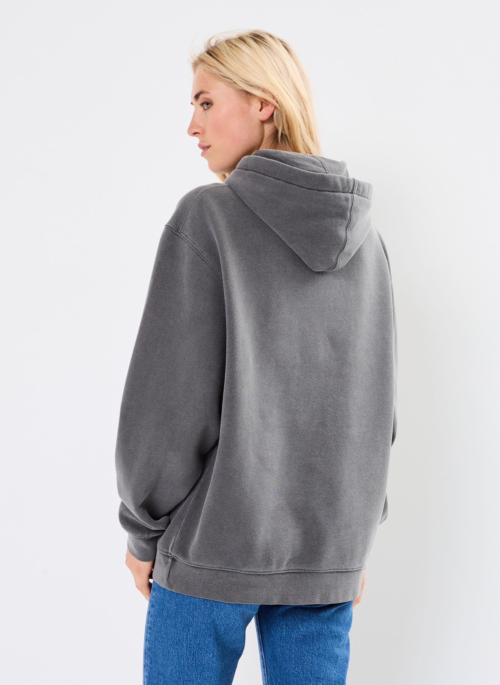 Kapuzenpullover SWEATSHIRT JAGGER SOUVENIR news damen grau Newtone Kapuzenpullover SWEATSHIRT JAGGER SOUVENIR news damen grau PEPPER-