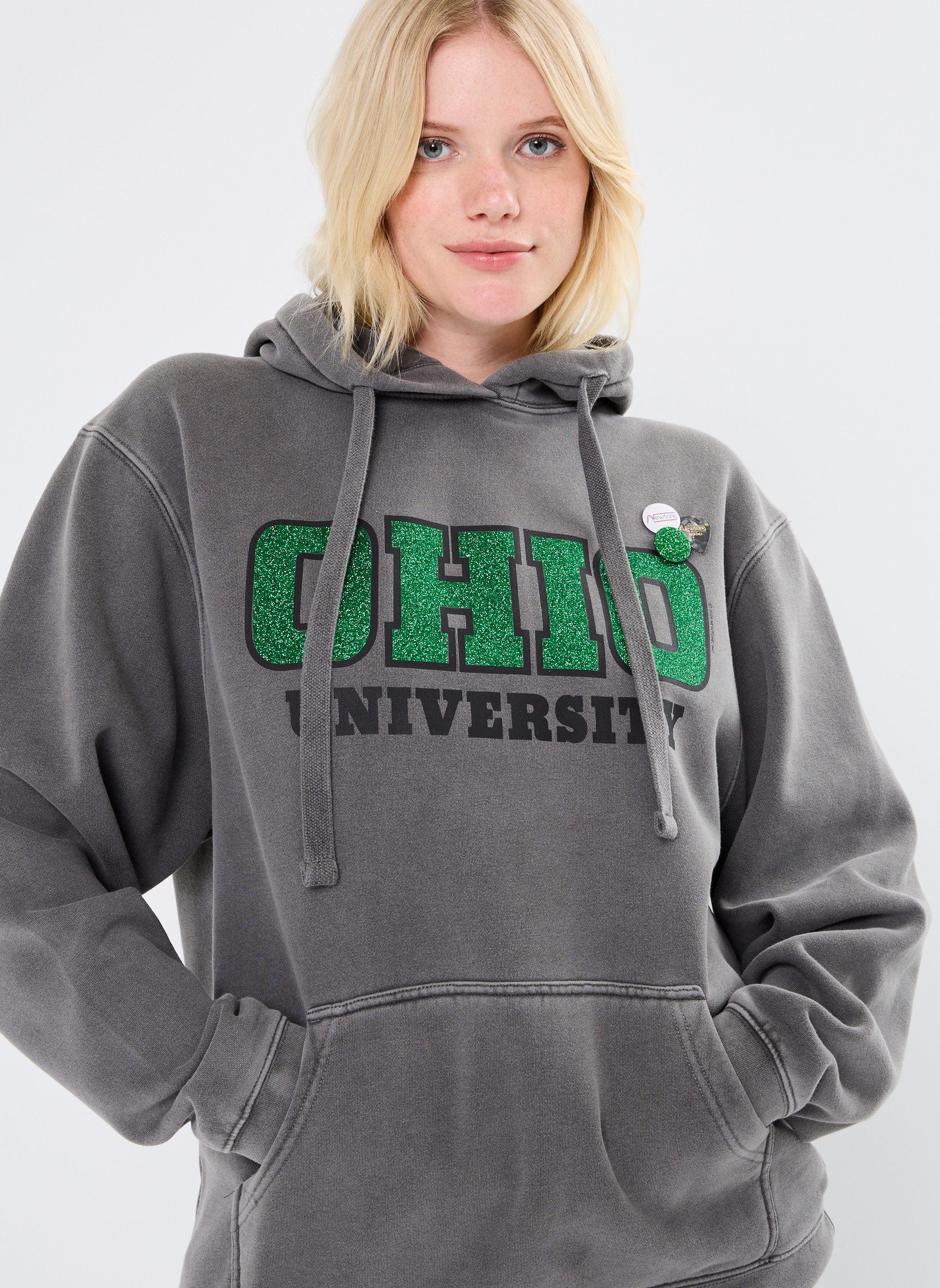 Sweats à capuche SWEATSHIRT JAGGER UNIVERSITY News femme gris Newtone Sweats à capuche SWEATSHIRT JAGGER UNIVERSITY News femme gris PEPPER-