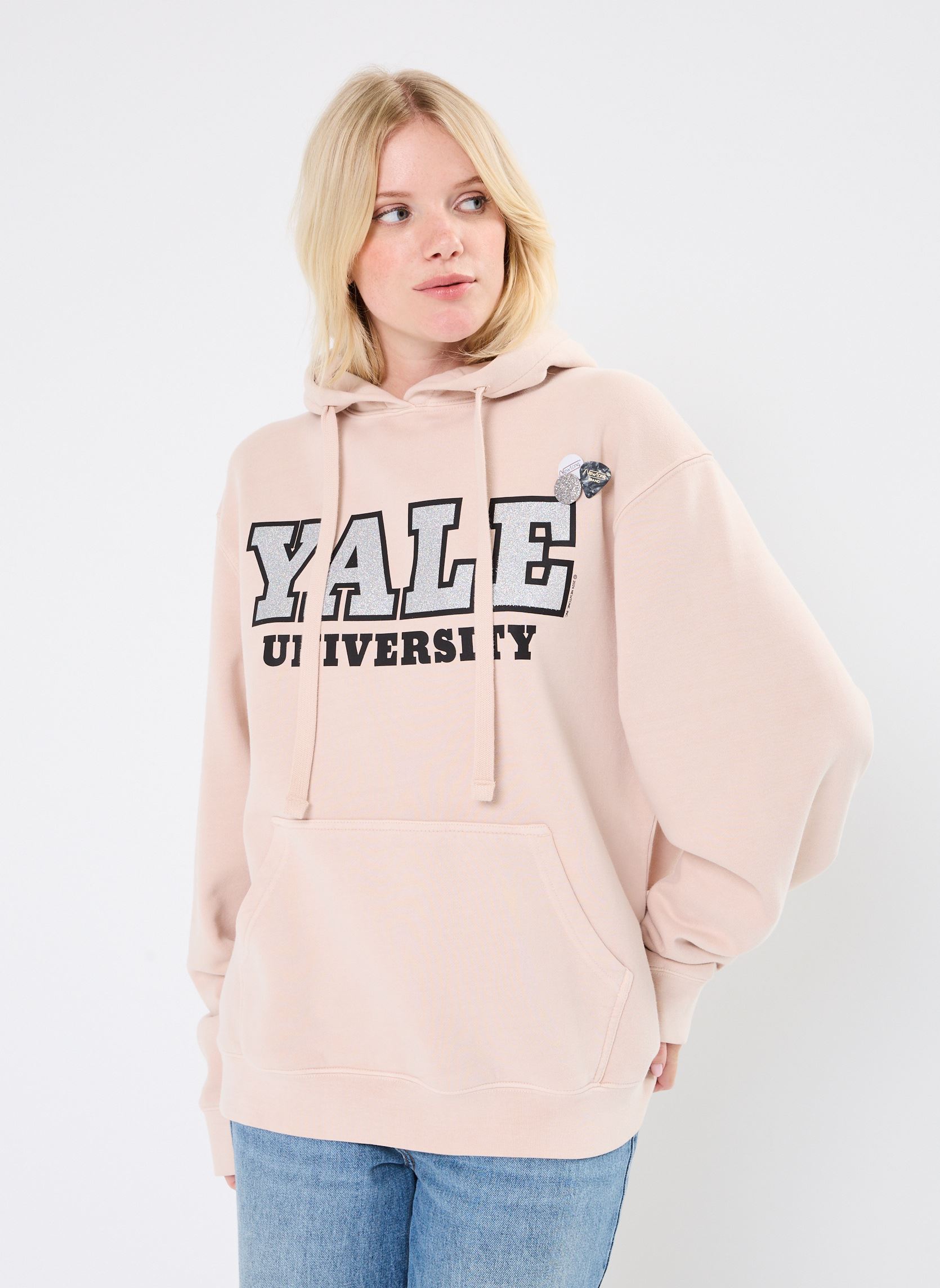 Kapuzenpullover SWEATSHIRT JAGGER UNIVERSITY News damen beige Newtone Kapuzenpullover SWEATSHIRT JAGGER UNIVERSITY News damen beige WHISPER-