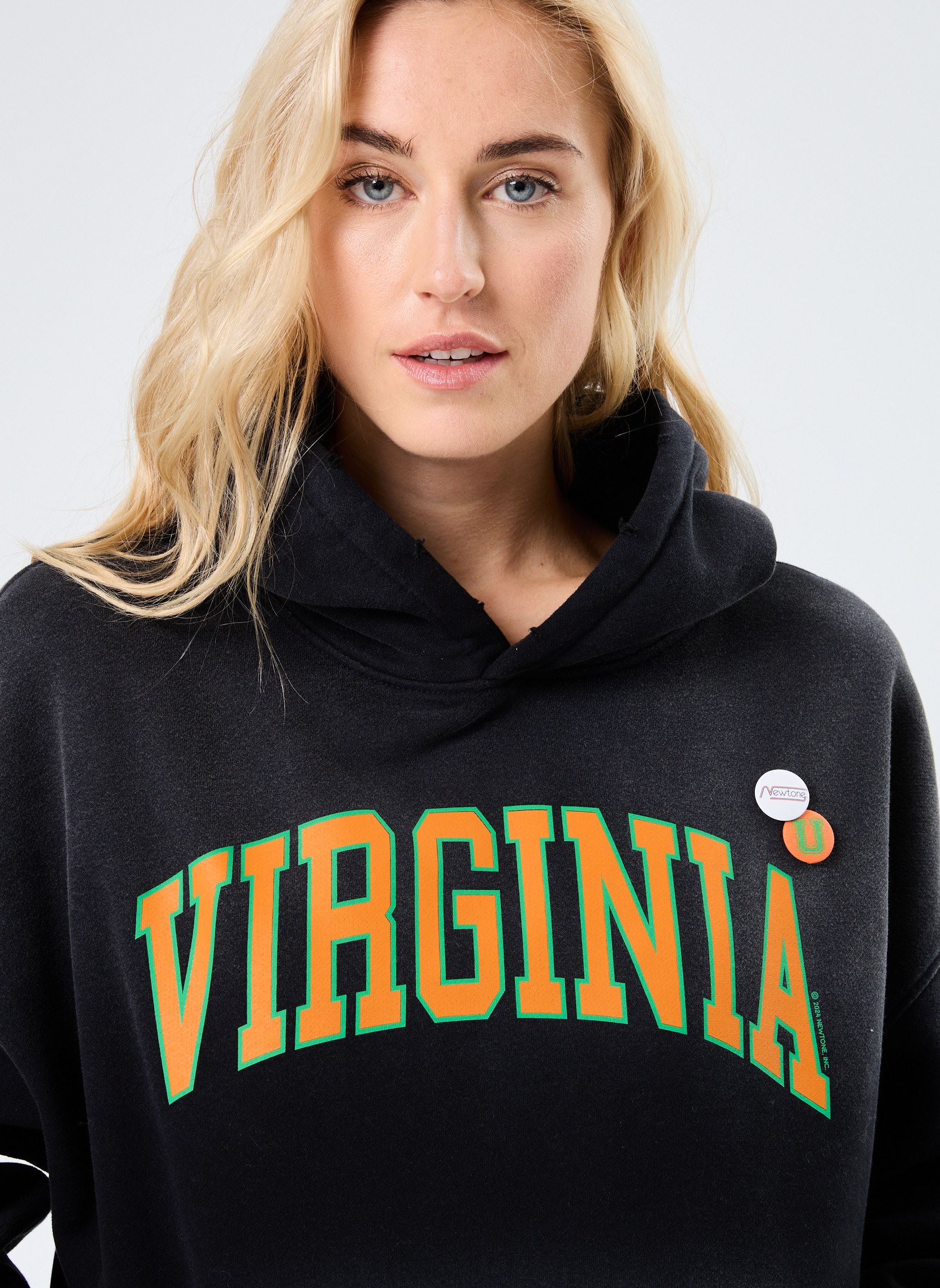 Sweats à capuche SWEATSHIRT SKYLER VIRGINIA news femme noir Newtone Sweats à capuche SWEATSHIRT SKYLER VIRGINIA news femme noir VINTAGEBLACK-
