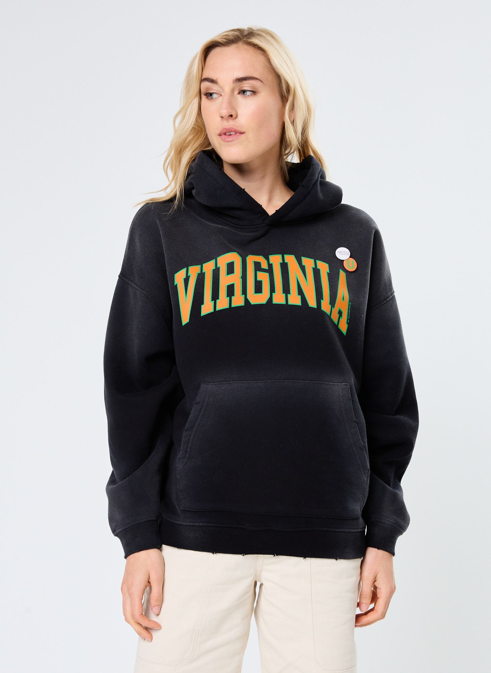 Sweats à capuche SWEATSHIRT SKYLER VIRGINIA news femme noir Newtone Sweats à capuche SWEATSHIRT SKYLER VIRGINIA news femme noir VINTAGEBLACK-