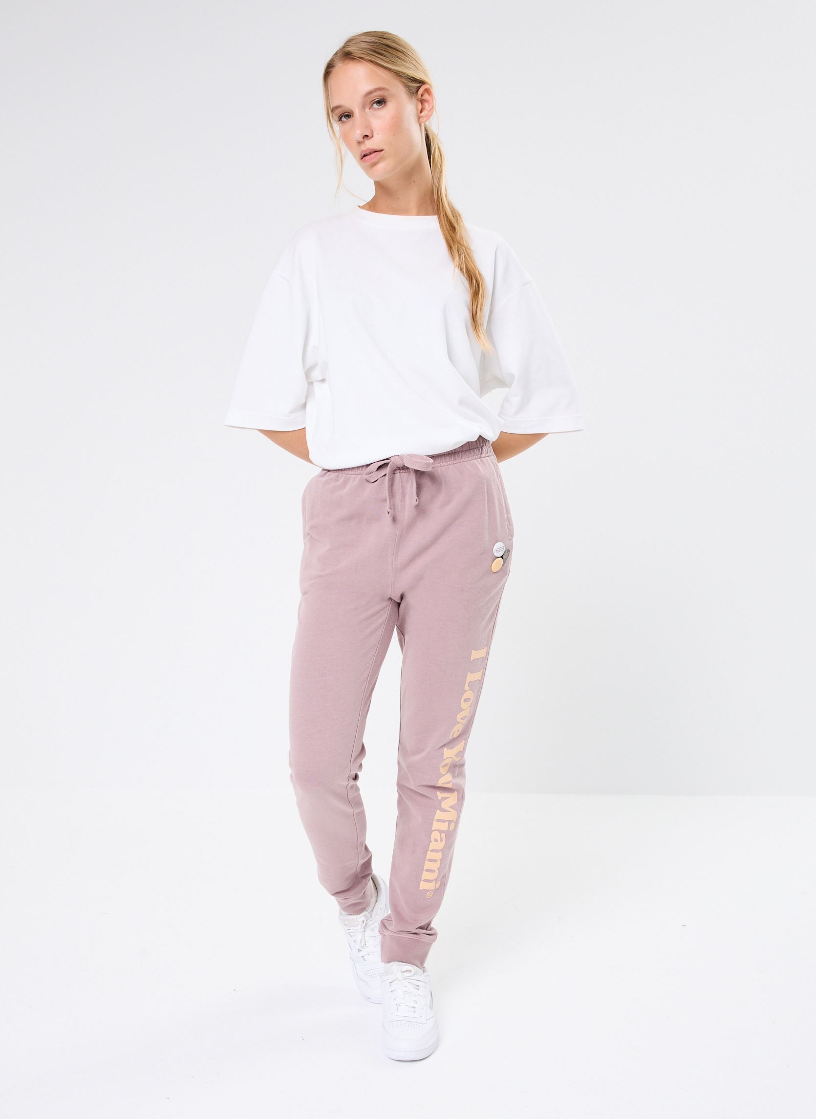 Bas de jogging SWEATPANTS JOGGER SOUVENIR news femme beige Newtone Bas de jogging SWEATPANTS JOGGER SOUVENIR news femme beige NUDE-