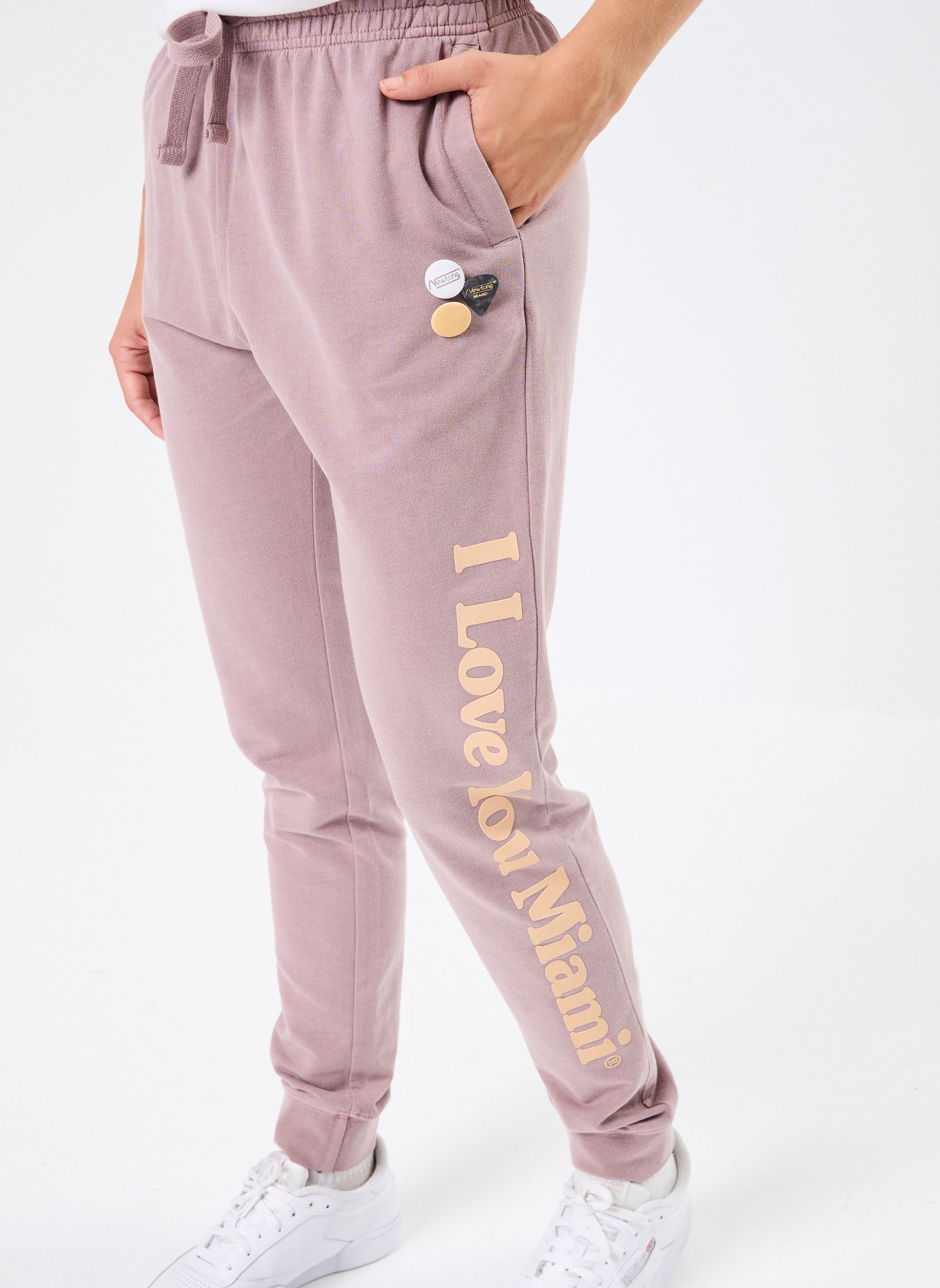 Bas de jogging SWEATPANTS JOGGER SOUVENIR news femme beige Newtone Bas de jogging SWEATPANTS JOGGER SOUVENIR news femme beige NUDE-