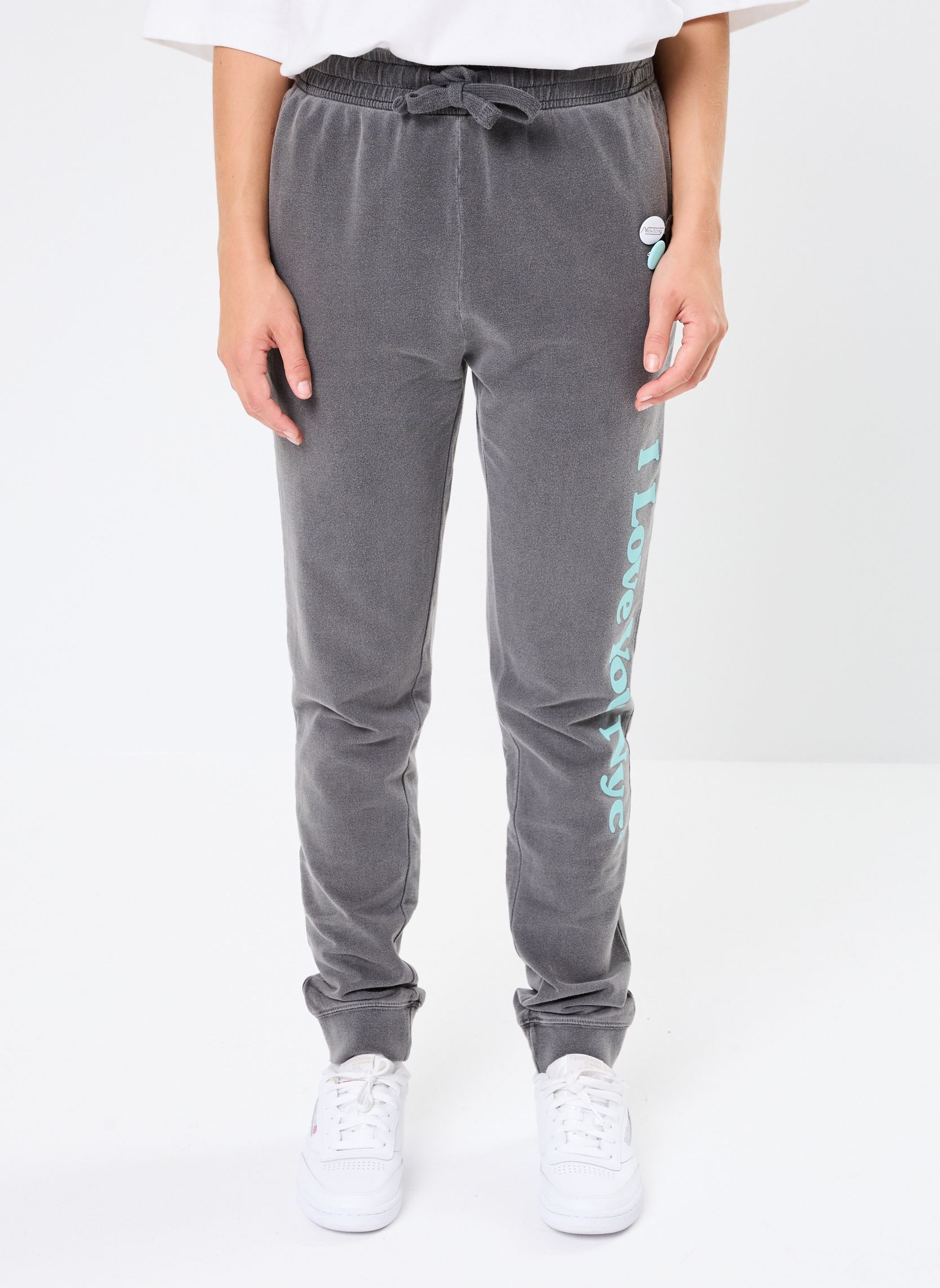 Jogginghosen SWEATPANTS JOGGER SOUVENIR news damen grau Newtone Jogginghosen SWEATPANTS JOGGER SOUVENIR news damen grau PEPPER-
