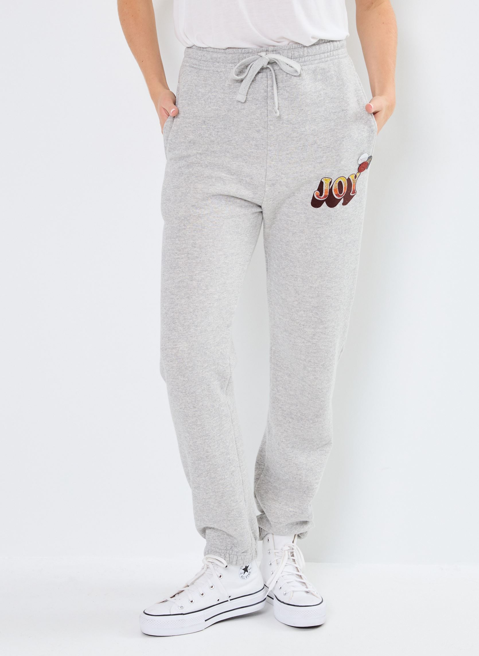 Pantaloni da jogging SWEATPANTS PALMER JOY News donna grigio Newtone Pantaloni da jogging SWEATPANTS PALMER JOY News donna grigio ELEPHANT-
