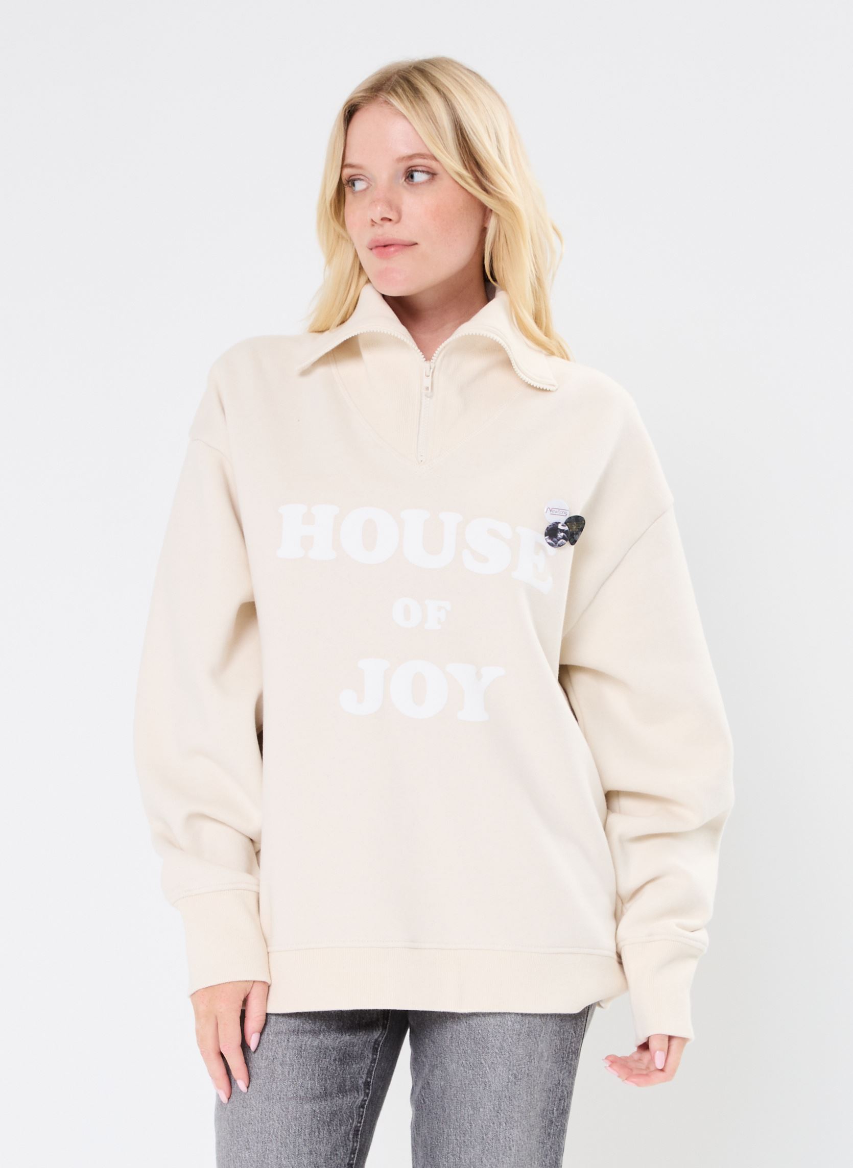 Sweatshirts SWEATSHIRT DRIVER HOUSE News femme blanc Newtone Sweatshirts SWEATSHIRT DRIVER HOUSE News femme blanc NATURAL-