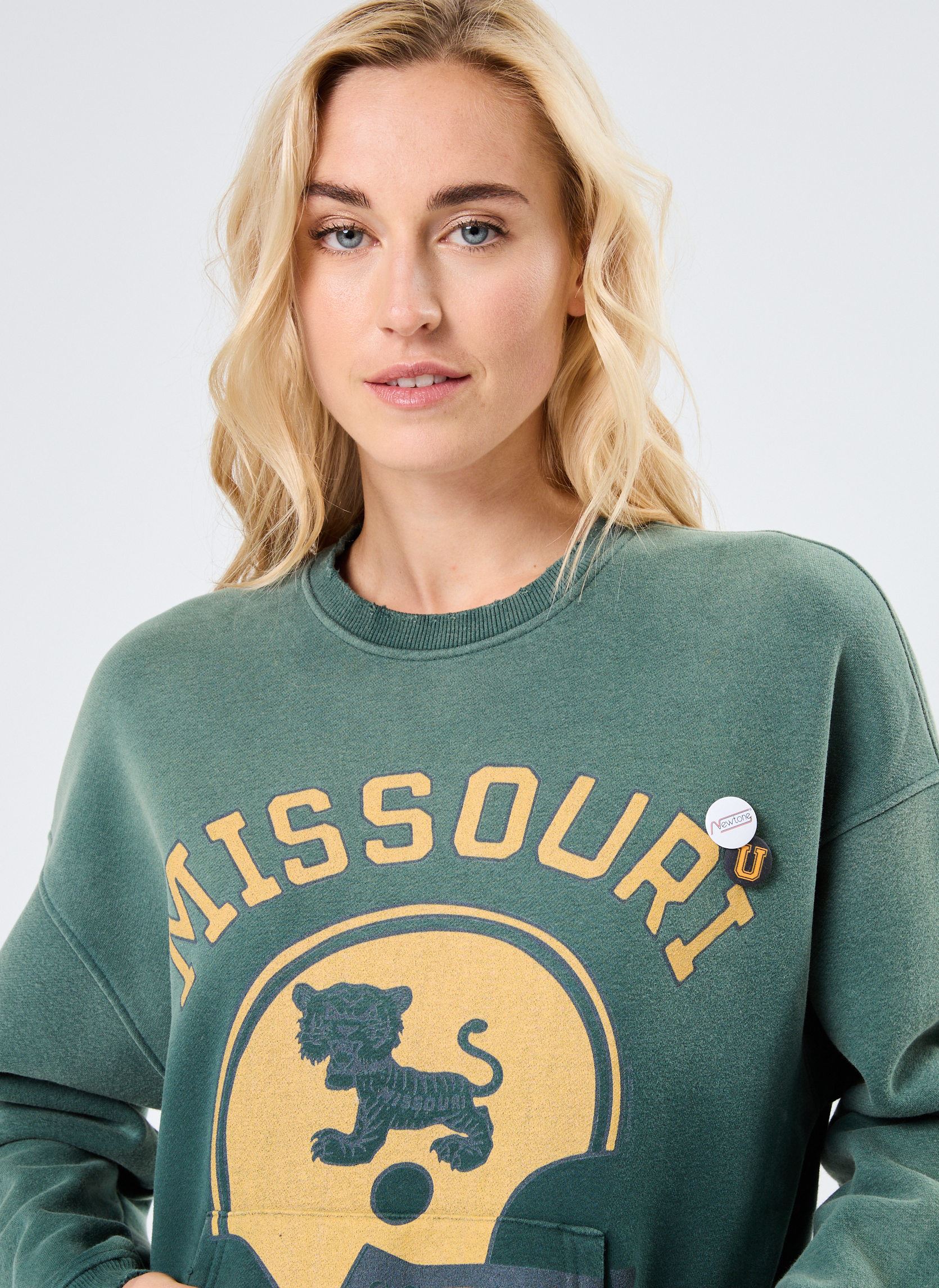 Sweatshirts SWEATSHIRT PIPER MISSOURI News femme vert Newtone Sweatshirts SWEATSHIRT PIPER MISSOURI News femme vert VINTAGEFOREST-