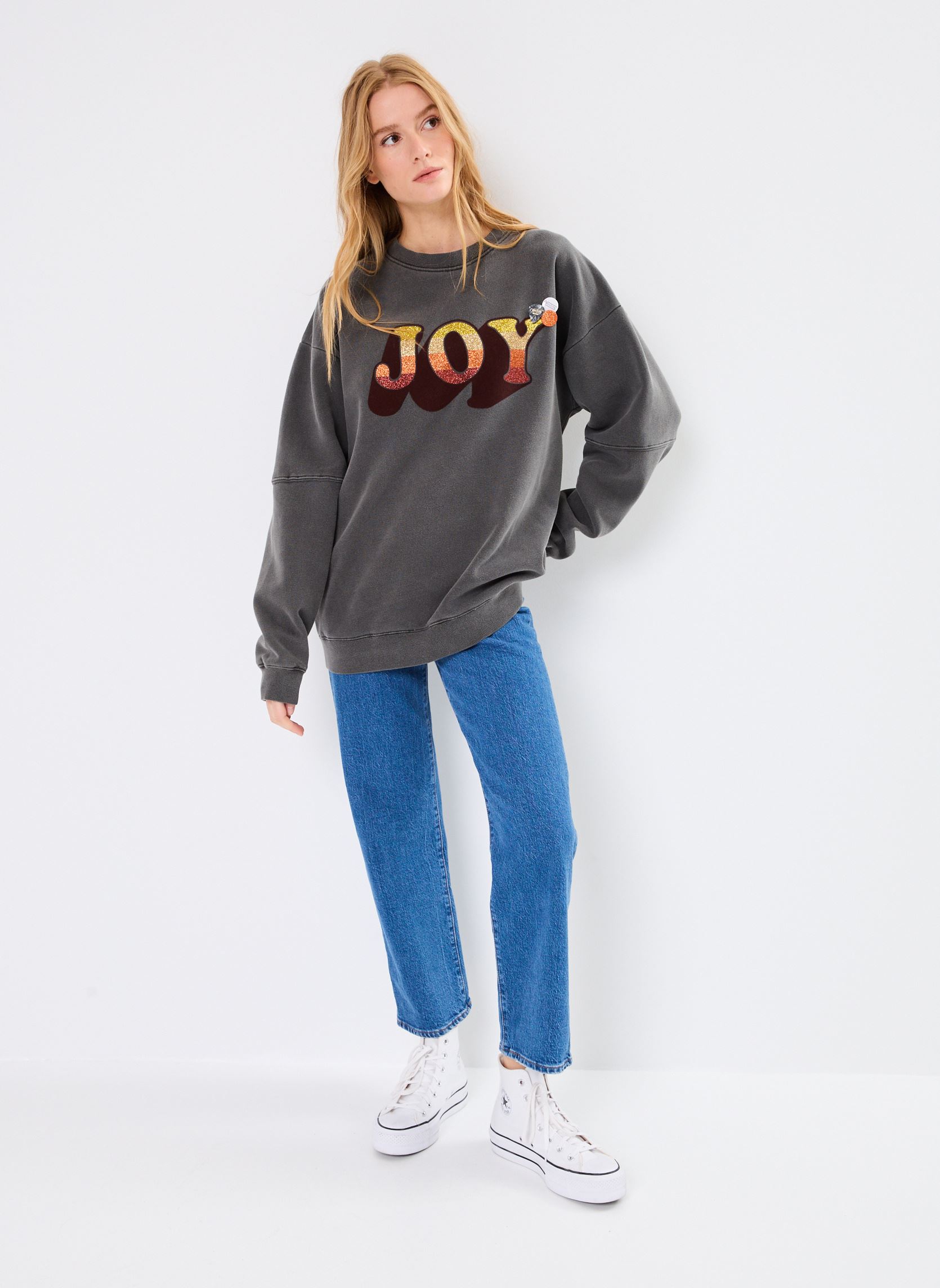 Sudaderas SWEATSHIRT ROLLER JOY News mujer gris Newtone Sudaderas SWEATSHIRT ROLLER JOY News mujer gris PEPPER-