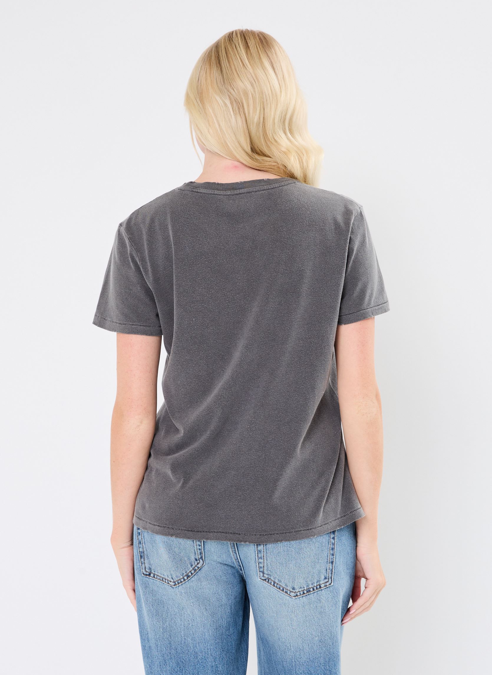 Tee-shirts manches courtes TSHIRT STARLIGHT MOONFALL News femme gris Newtone Tee-shirts manches courtes TSHIRT STARLIGHT MOONFALL News femme gris PEPPER-