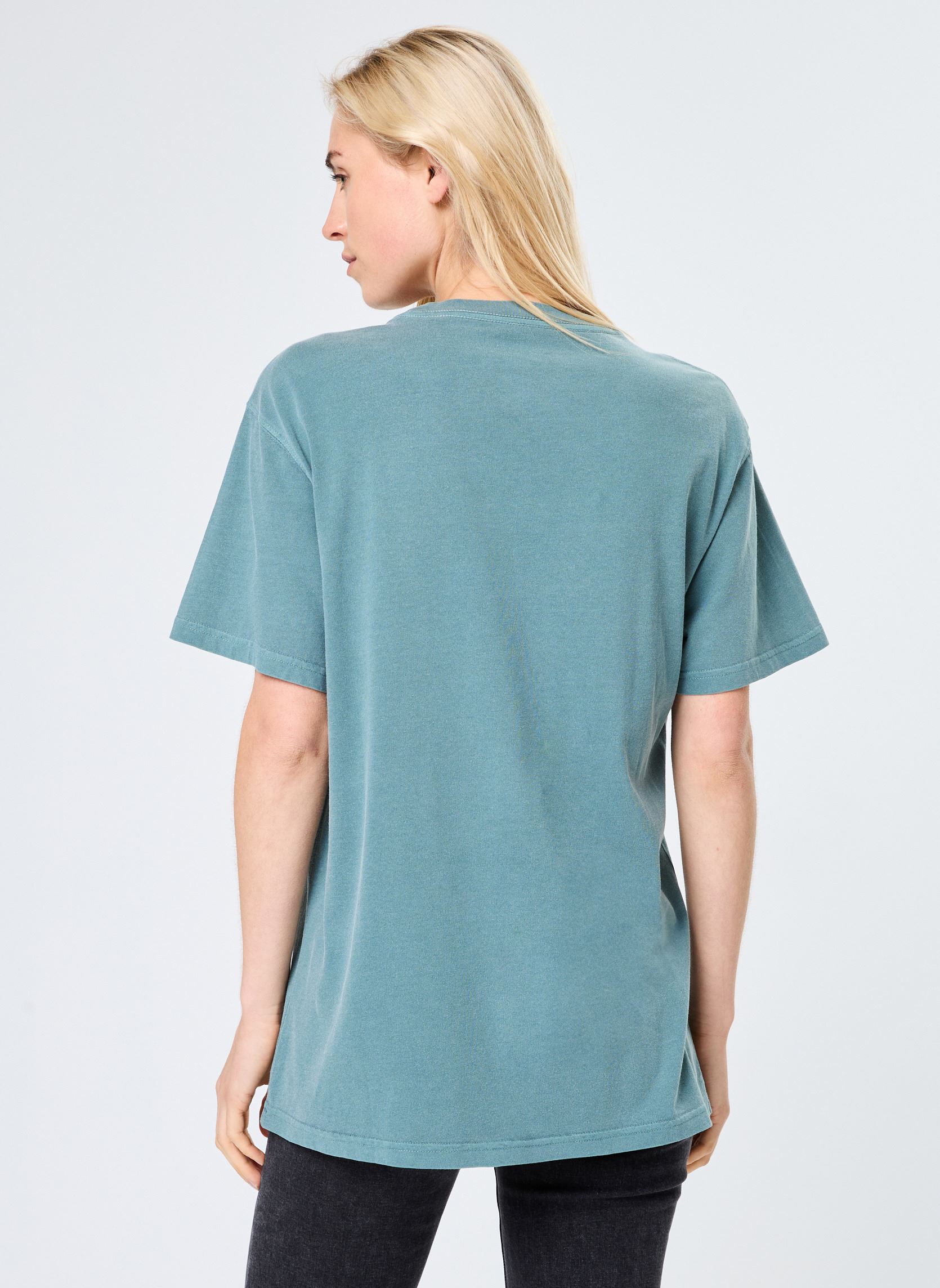 Tee-shirts manches courtes TSHIRT TRUCKER CHICAGO News femme vert Newtone Tee-shirts manches courtes TSHIRT TRUCKER CHICAGO News femme vert FOREST-