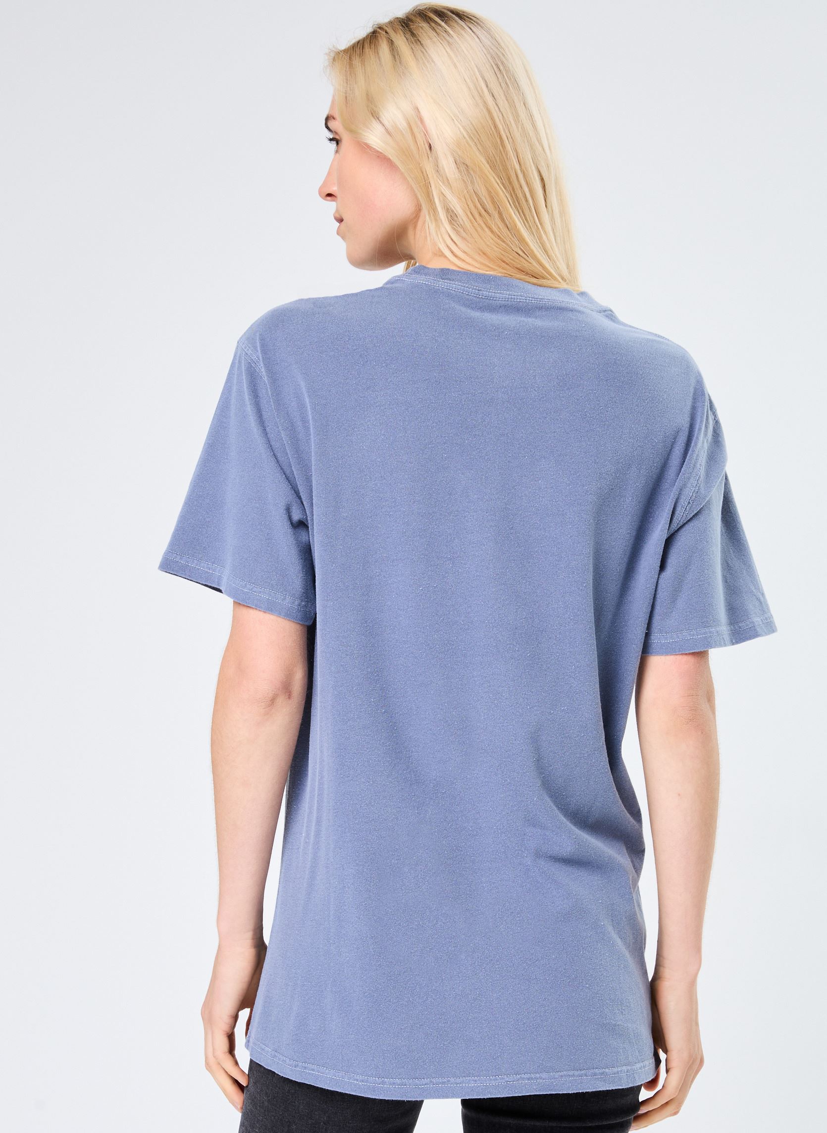Tee-shirts manches courtes TSHIRT TRUCKER HARLEM news femme bleu Newtone Tee-shirts manches courtes TSHIRT TRUCKER HARLEM news femme bleu DENIM-