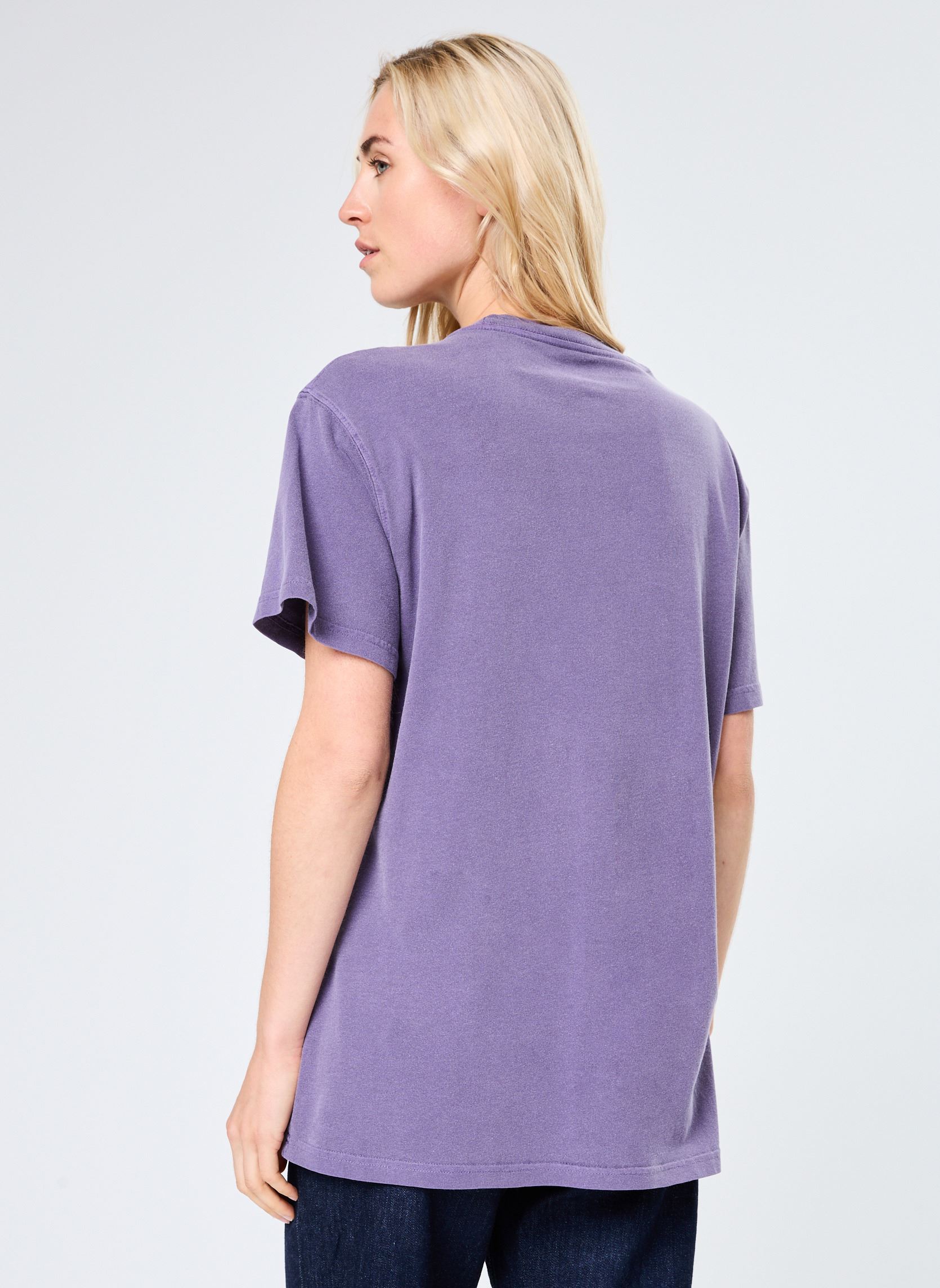 Tee-shirts manches courtes TSHIRT TRUCKER MISSOURI news femme violet Newtone Tee-shirts manches courtes TSHIRT TRUCKER MISSOURI news femme violet GRAPE-