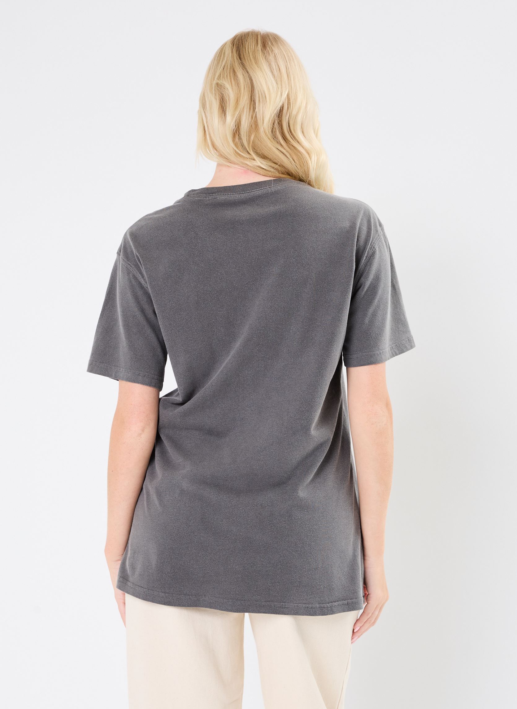 Kurzarm-T-Shirts TSHIRT TRUCKER SOUVENIR News damen grau Newtone Kurzarm-T-Shirts TSHIRT TRUCKER SOUVENIR News damen grau PEPPER-