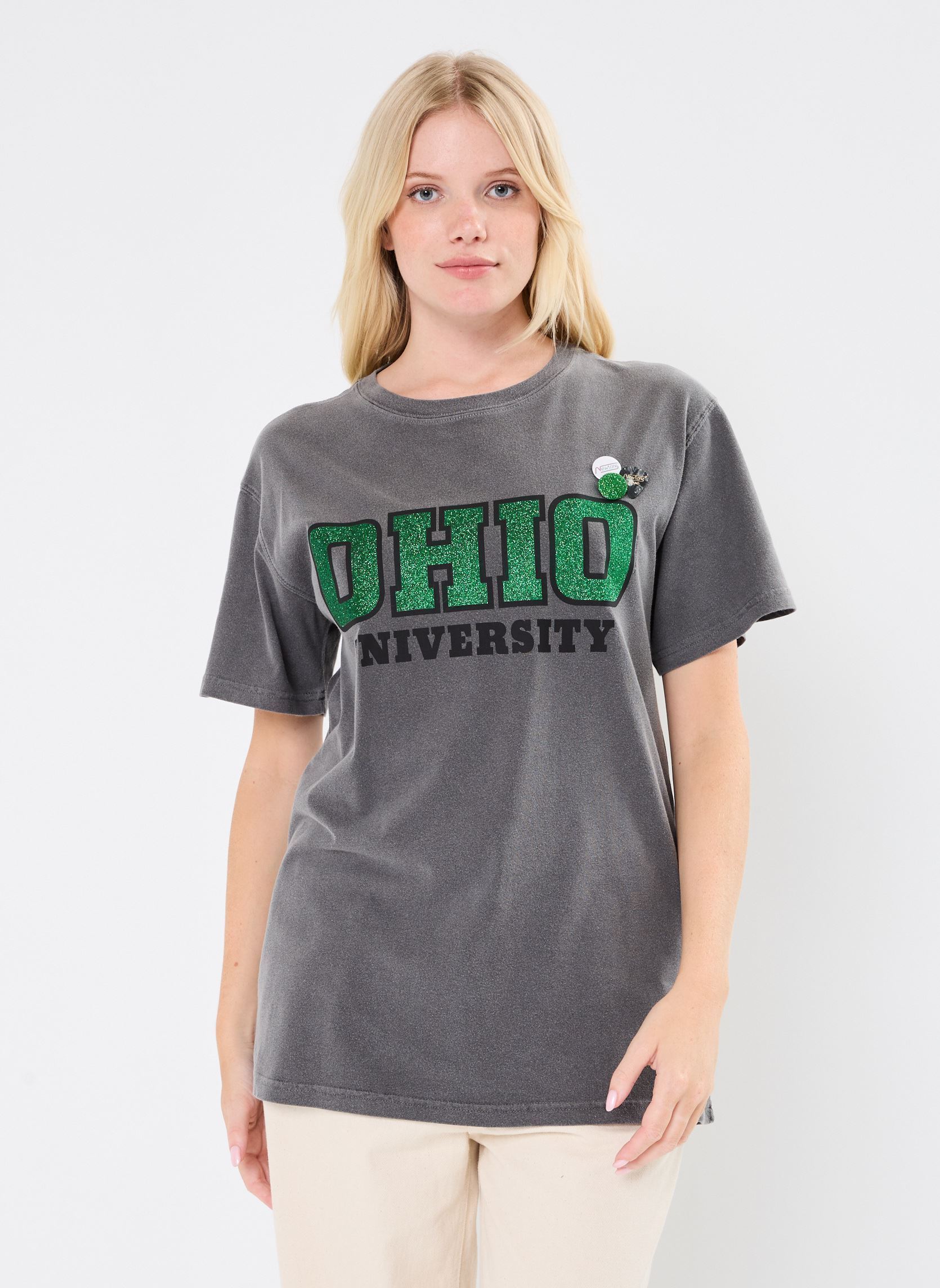 Camisetas de manga corta TSHIRT TRUCKER UNIVERSITY news mujer gris Newtone Camisetas de manga corta TSHIRT TRUCKER UNIVERSITY news mujer gris PEPPER-