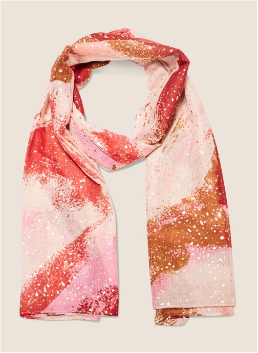 Bréal Foulards FIPAINTFOIL femme rose