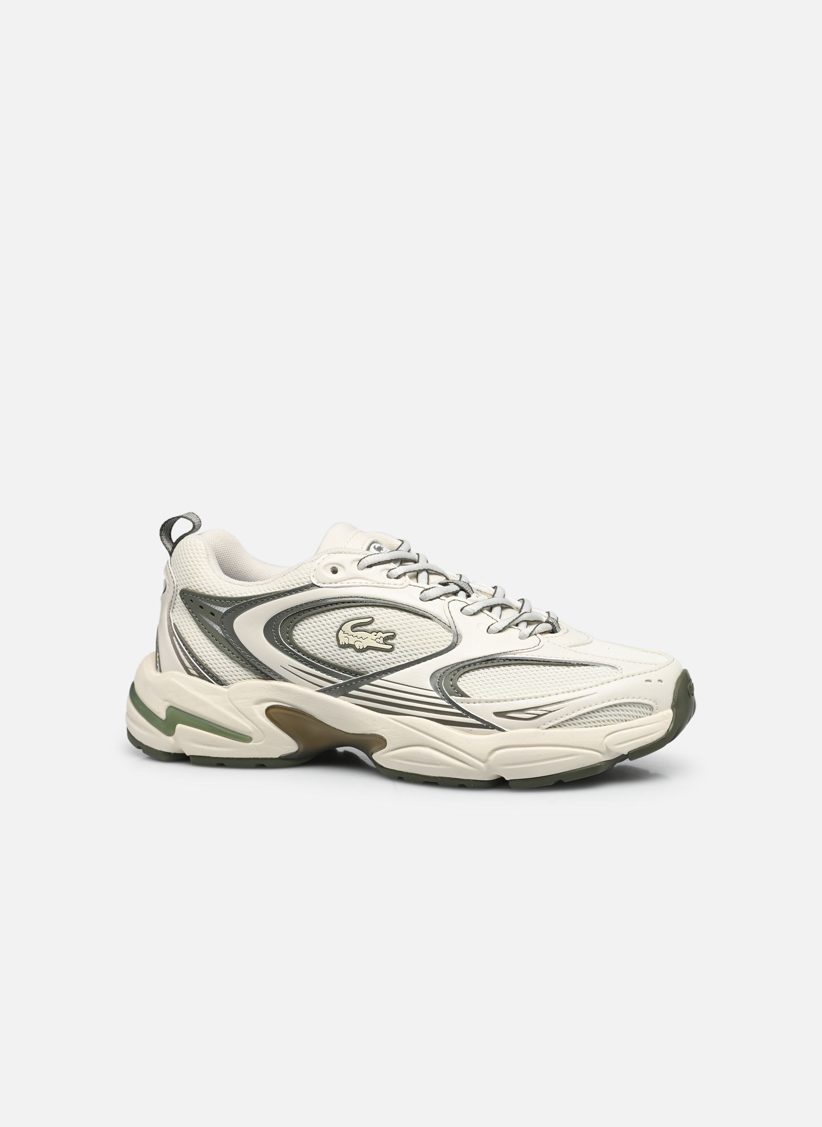 Baskets de sport STORM 96 2K W femme blanc Lacoste Baskets de sport STORM 96 2K W femme blanc OFF WHT/KHK